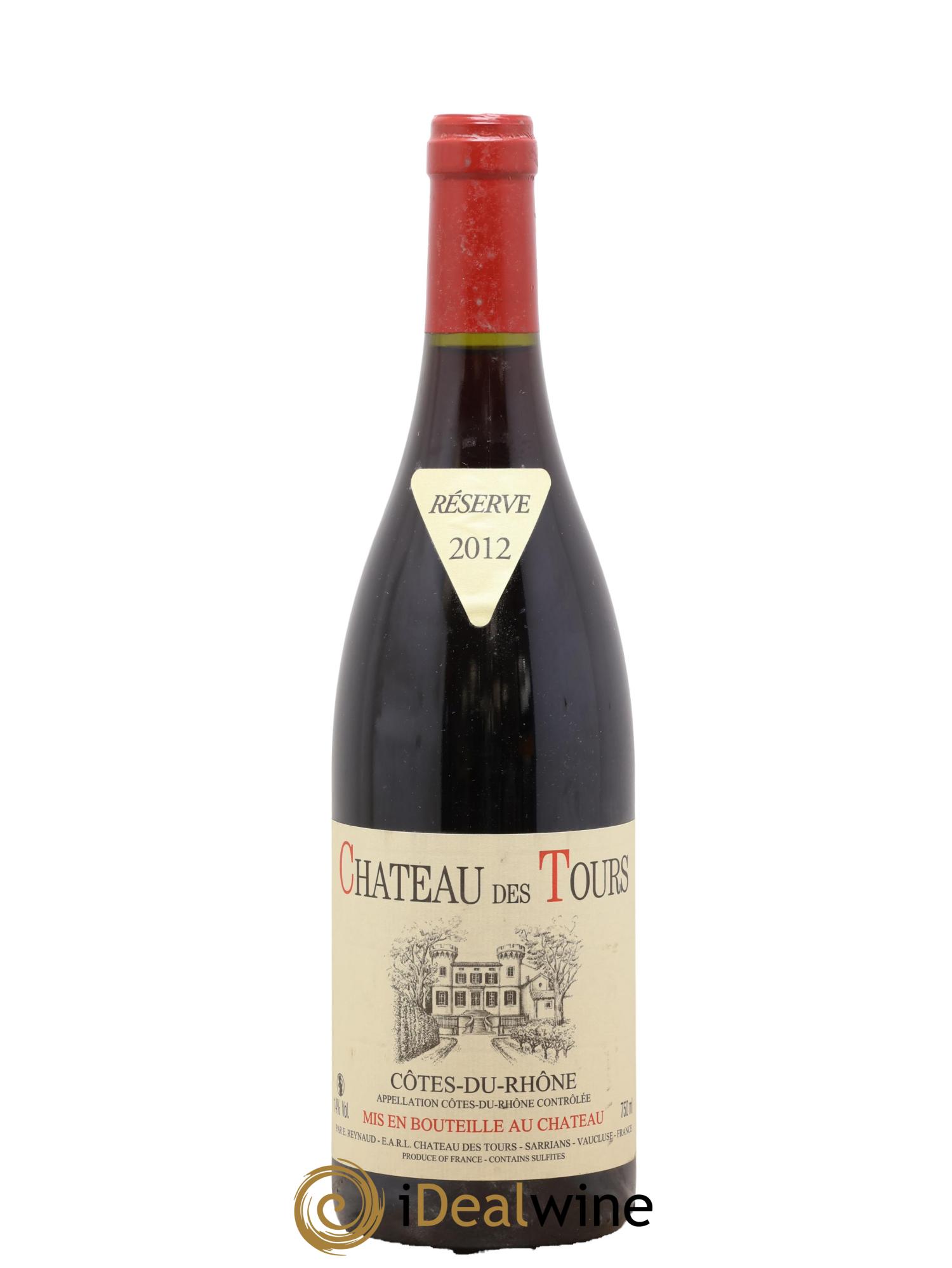 Côtes-du-Rhône Château des Tours Emmanuel Reynaud 2012 - Lot de 1 bouteille - 0