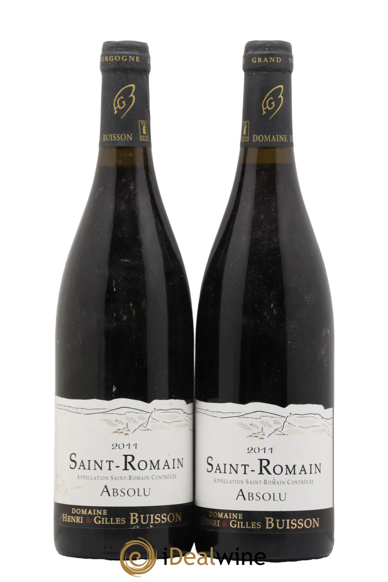 Saint-Romain Absolu Henri et Gilles Buisson 2011 - Lot de 2 bouteilles - 0
