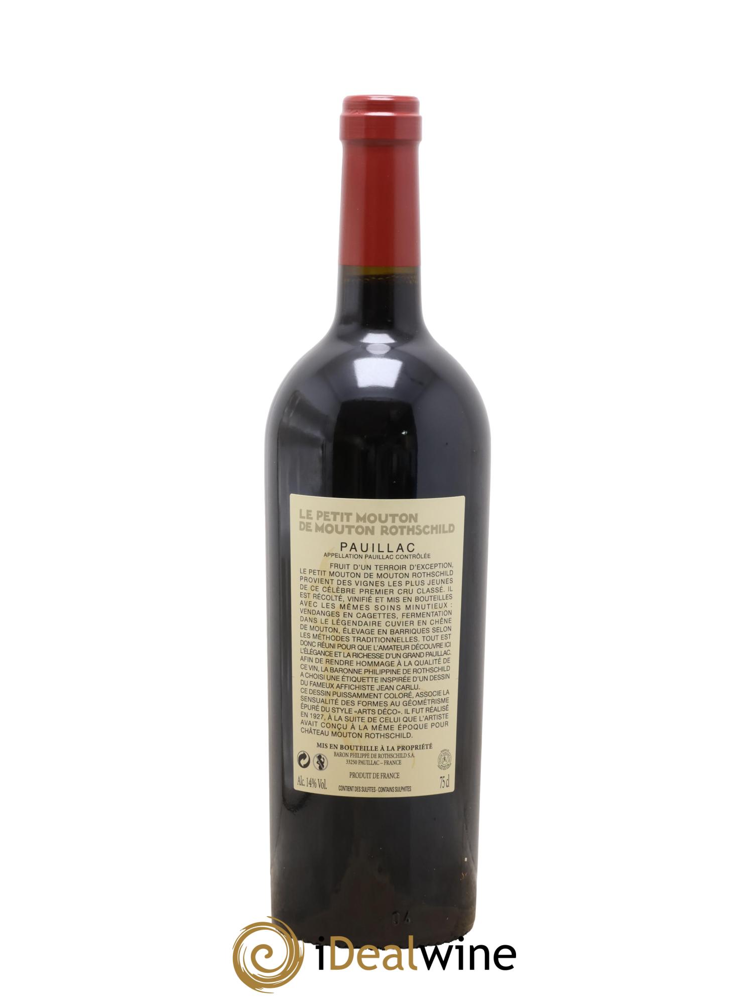 Petit Mouton Second Vin 2018 - Lot of 1 bottle - 1