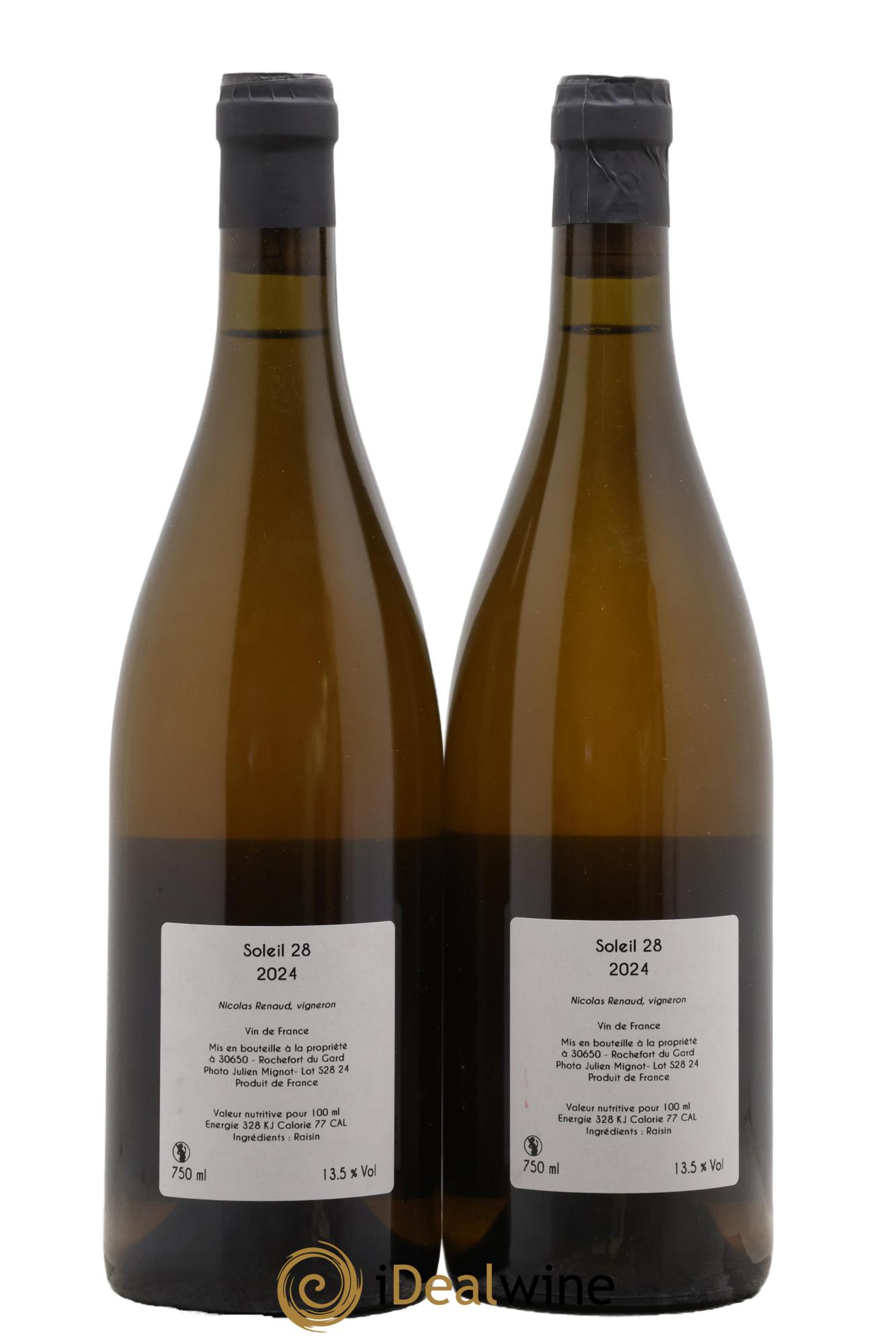 Vin de France Soleil 28 Clos des Grillons 2024 - Lot of 2 bottles - 1