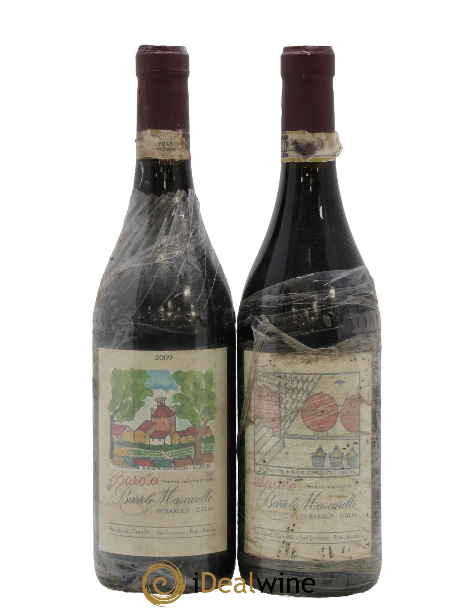 Barolo DOCG Artist Label Bartolo Mascarello 2009 - Lot of 2 bottles - 0
