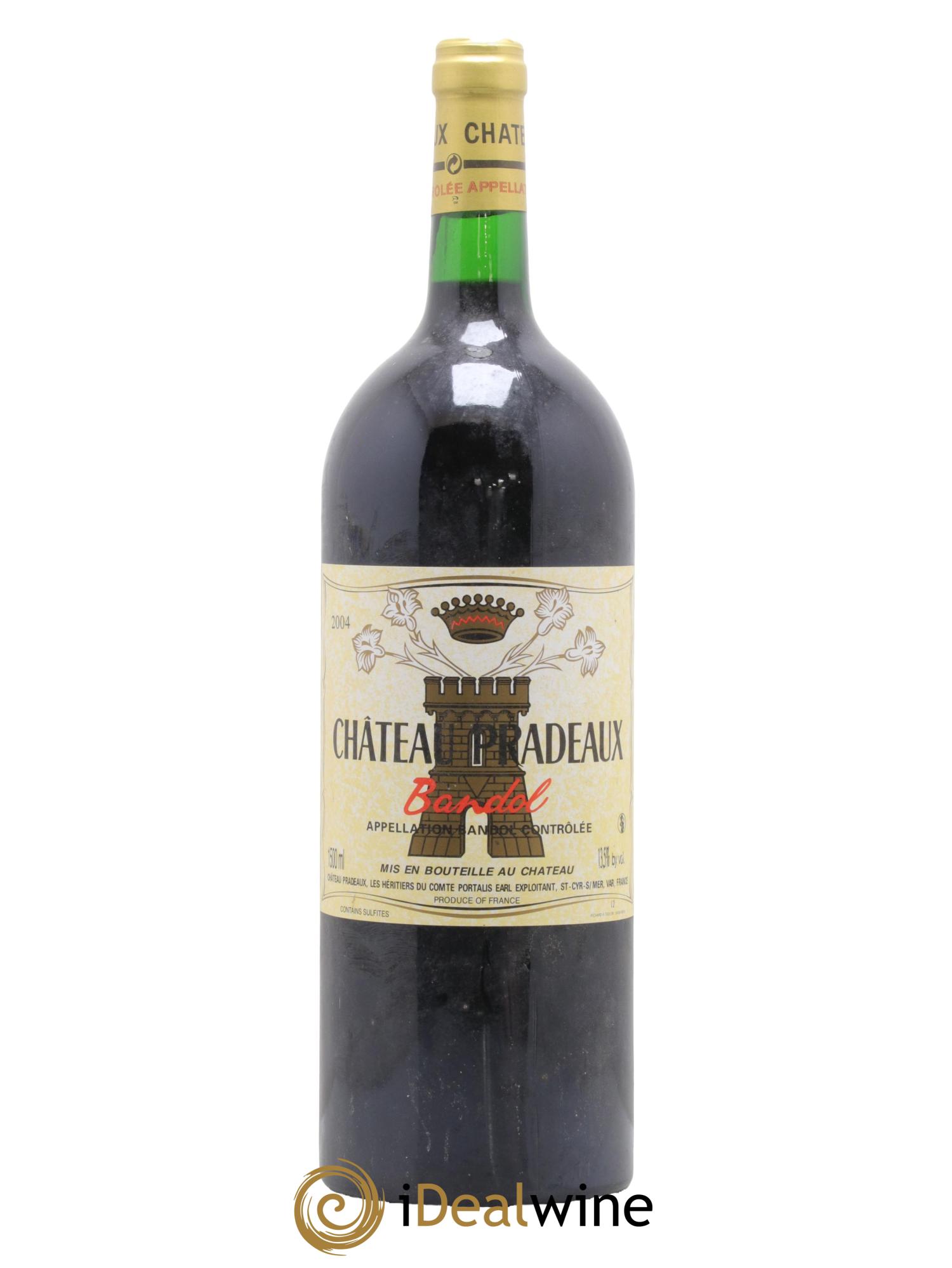 Bandol Château Pradeaux Famille Portalis 2004 - Lot de 1 magnum - 0