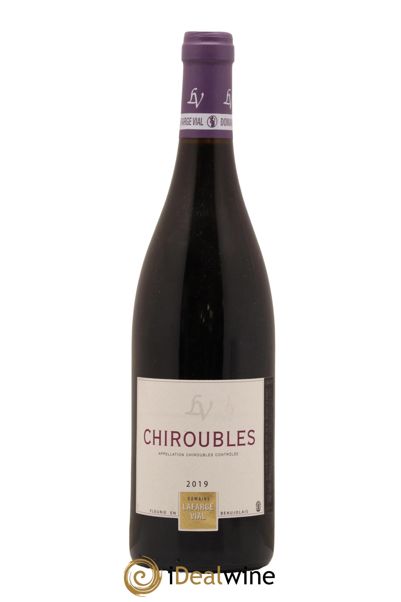 Chiroubles Domaine Lafarge Vial 2018 - Lot de 1 bouteille - 0