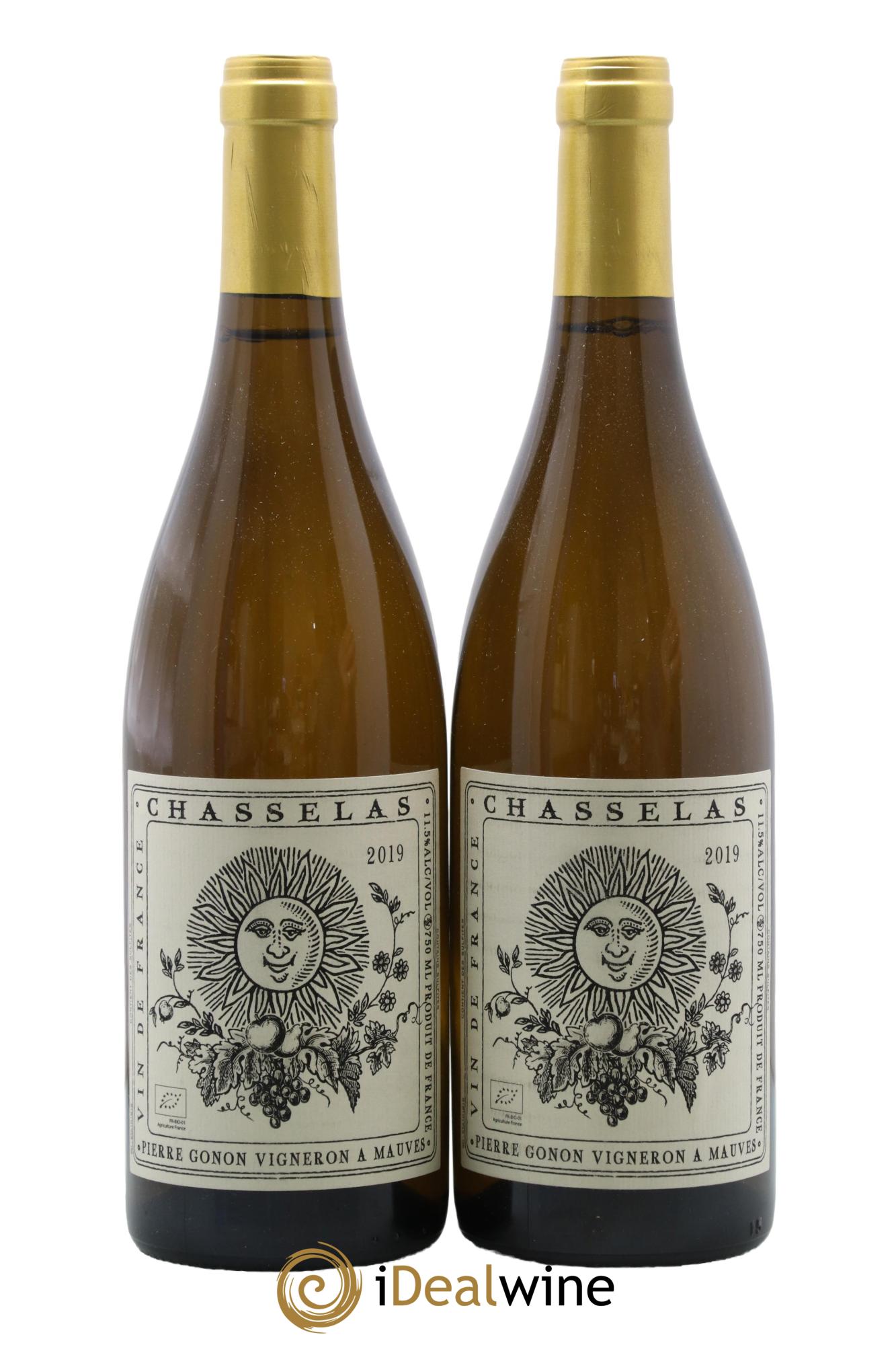 Vin de France Chasselas Gonon (Domaine) 2019 - Lot de 2 bouteilles - 0