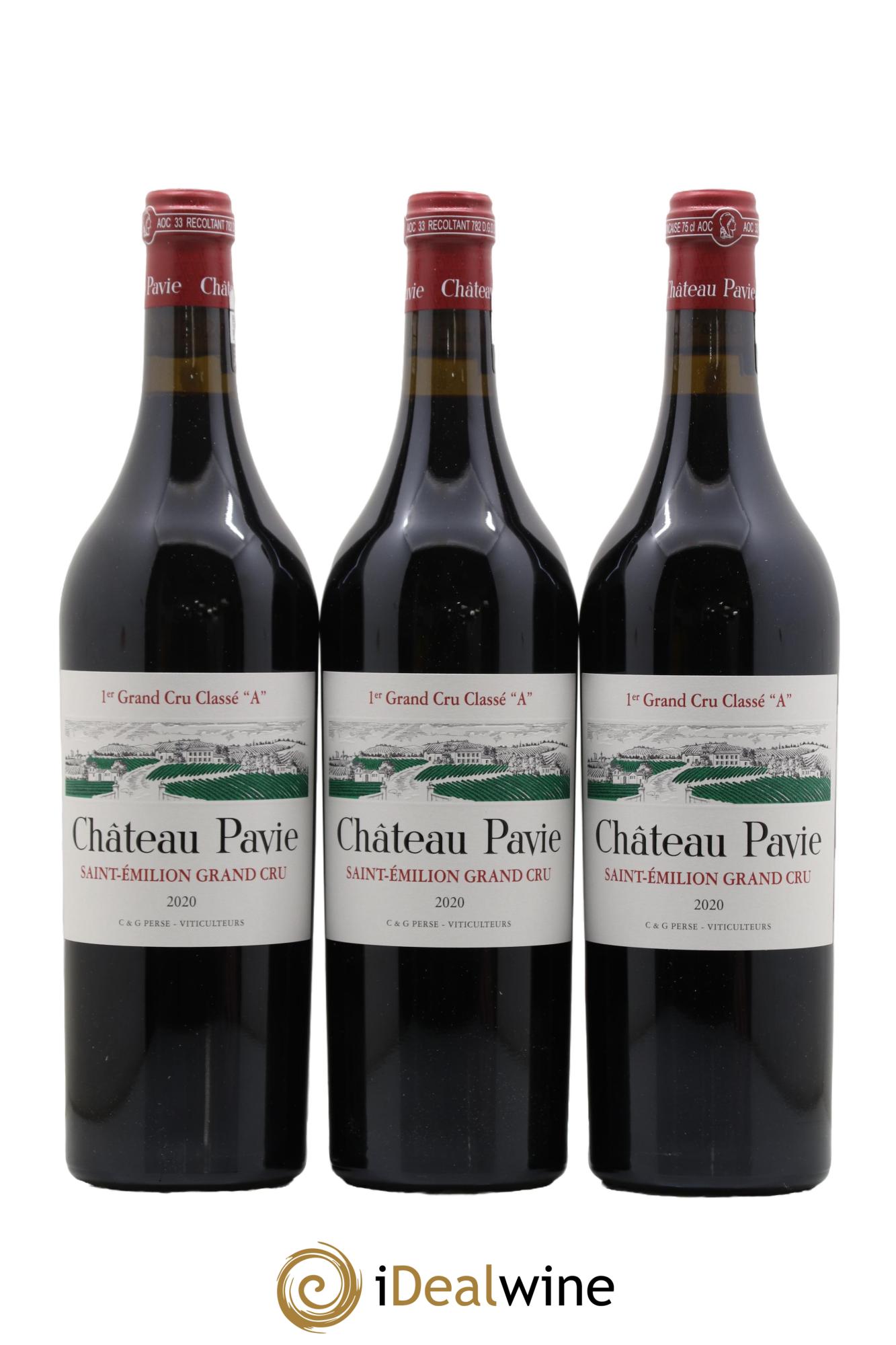 Château Pavie 1er Grand Cru Classé A  2020 - Posten von 6 Flaschen - 1