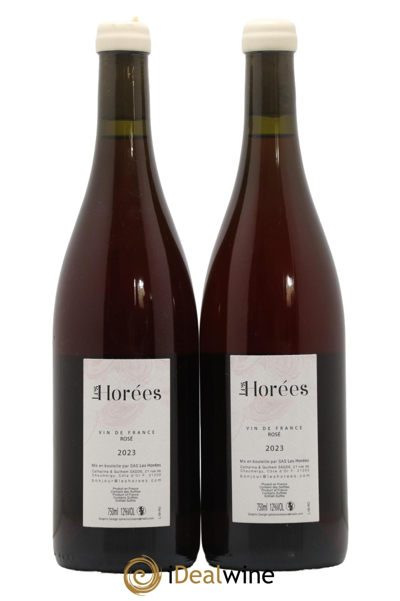 Bourgogne Rosé Bonheur Les Horées 2023 - Lot de 2 bouteilles - 1