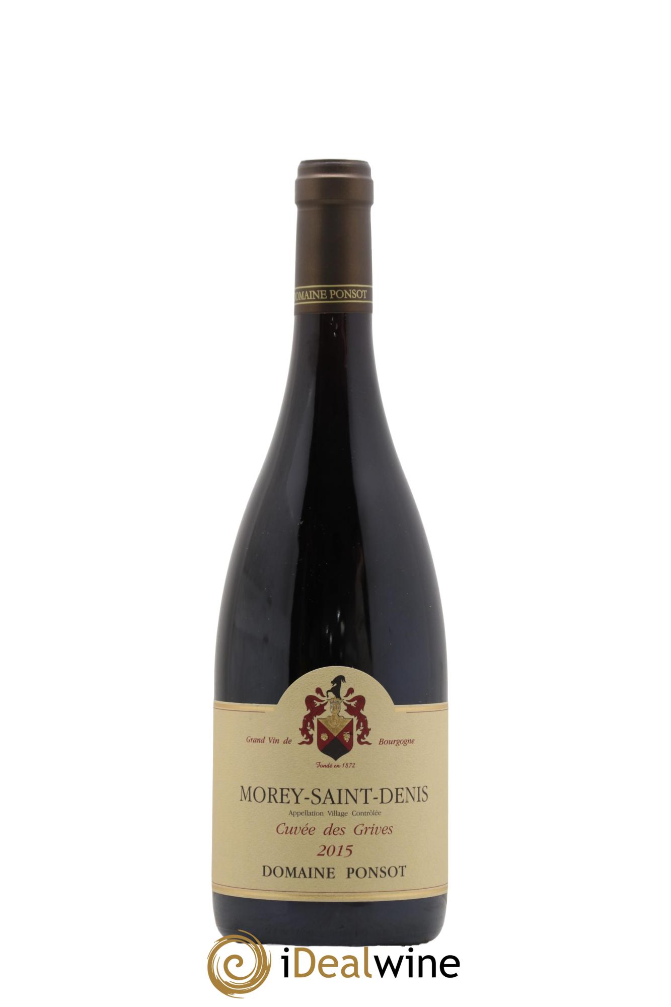 Morey-Saint-Denis Cuvée des Grives Ponsot (Domaine) 2015 - Lot de 1 bouteille - 0