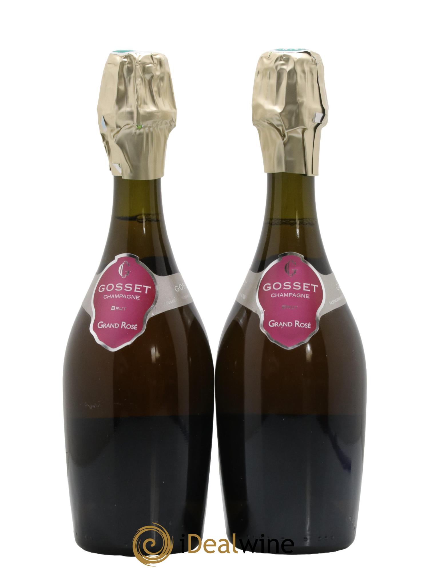 Grand Rosé Gosset - Lot de 2 demi bouteilles - 0