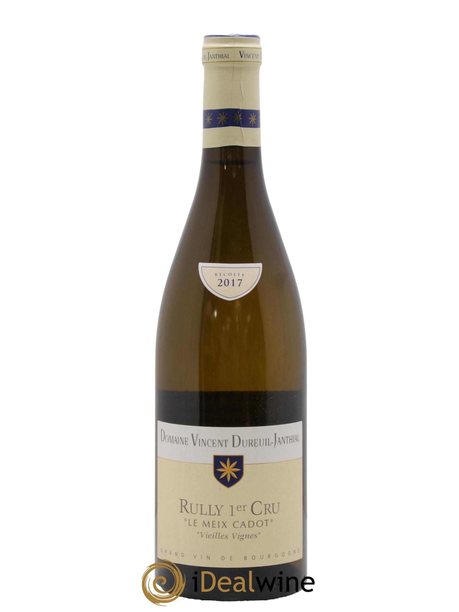 Rully 1er Cru Le Meix Cadot Vieilles Vignes Vincent Dureuil-Janthial 2017 - Lotto di 1 bottiglia - 0