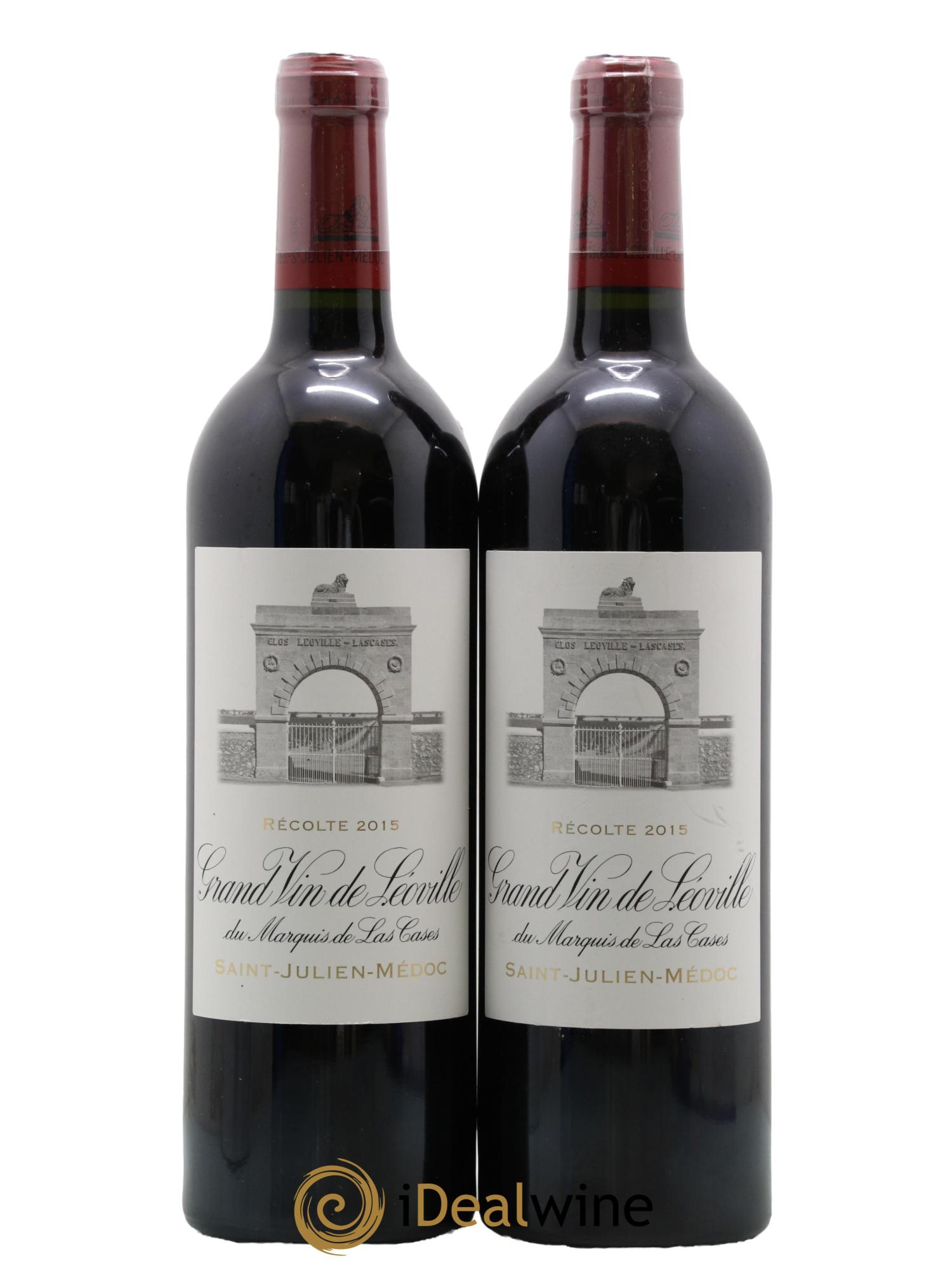 Château Léoville Las Cases 2ème Grand Cru Classé 2015 - Lot de 2 bouteilles - 0
