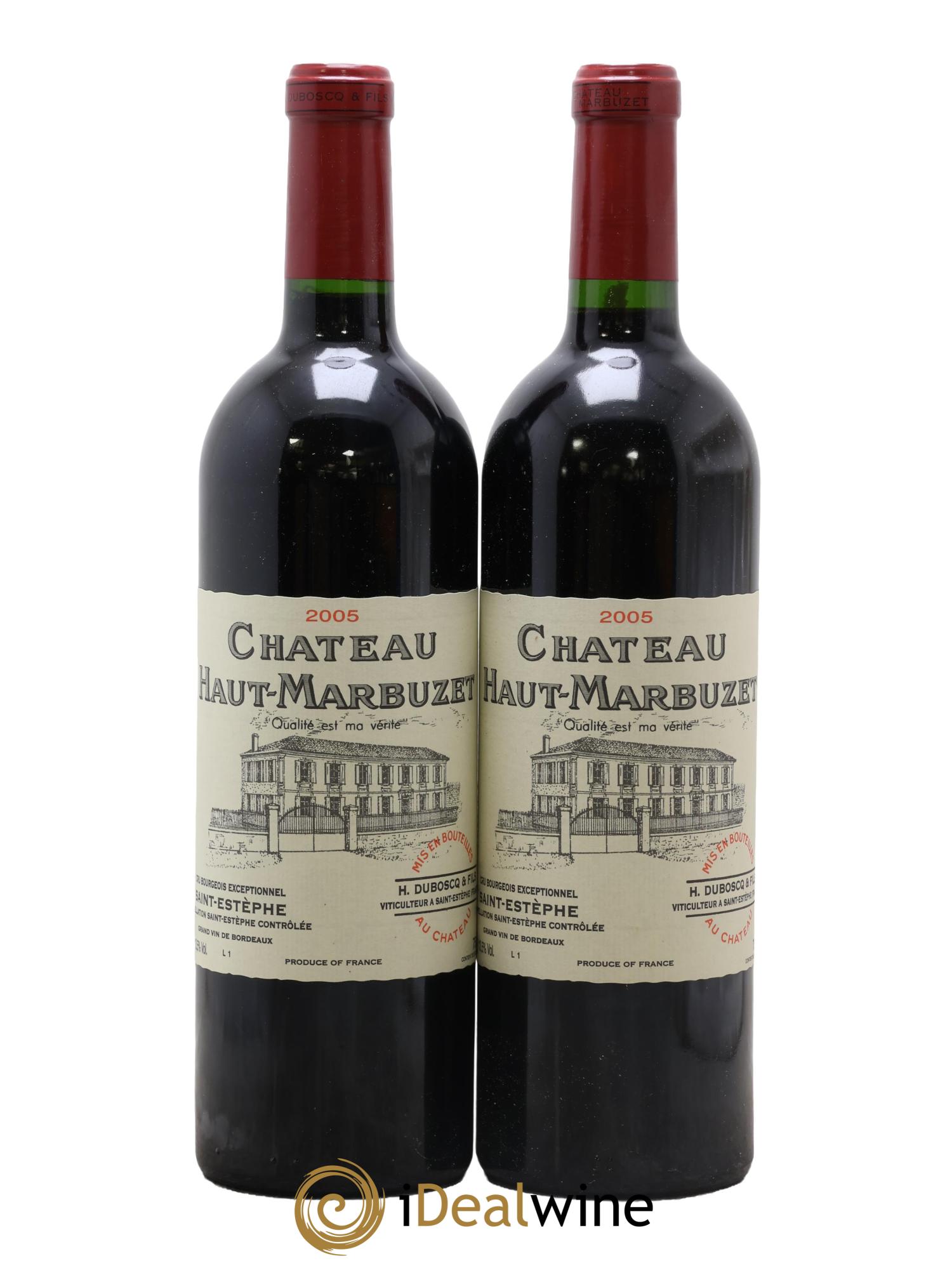 Château Haut Marbuzet 2005 - Posten von 2 Flaschen - 0