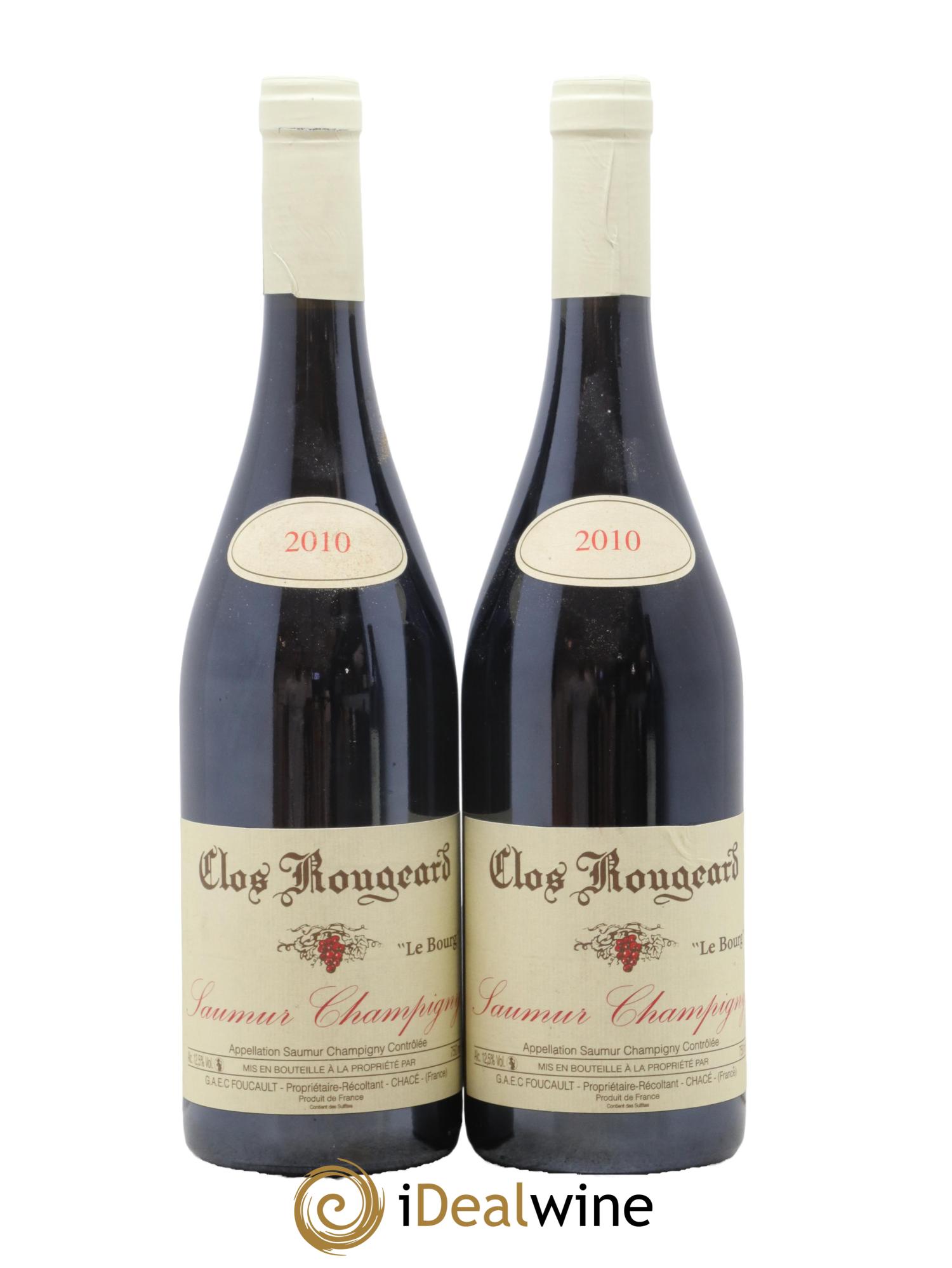 Saumur-Champigny Le Bourg Clos Rougeard 2010 - Lot de 2 bouteilles - 0