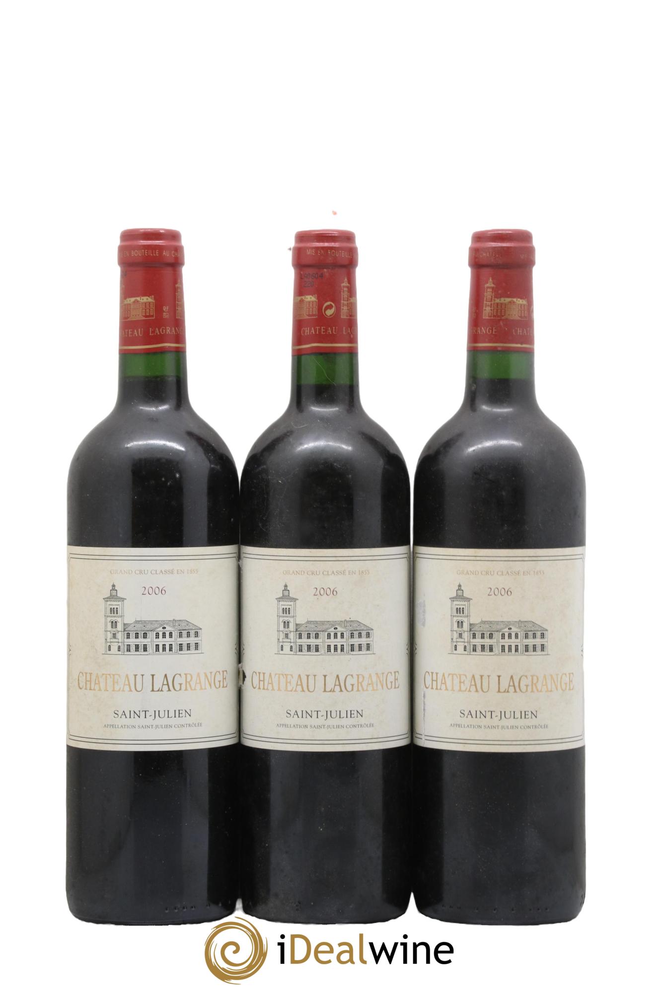 Château Lagrange 3ème Grand Cru Classé 2006 - Lot of 3 bottles - 0