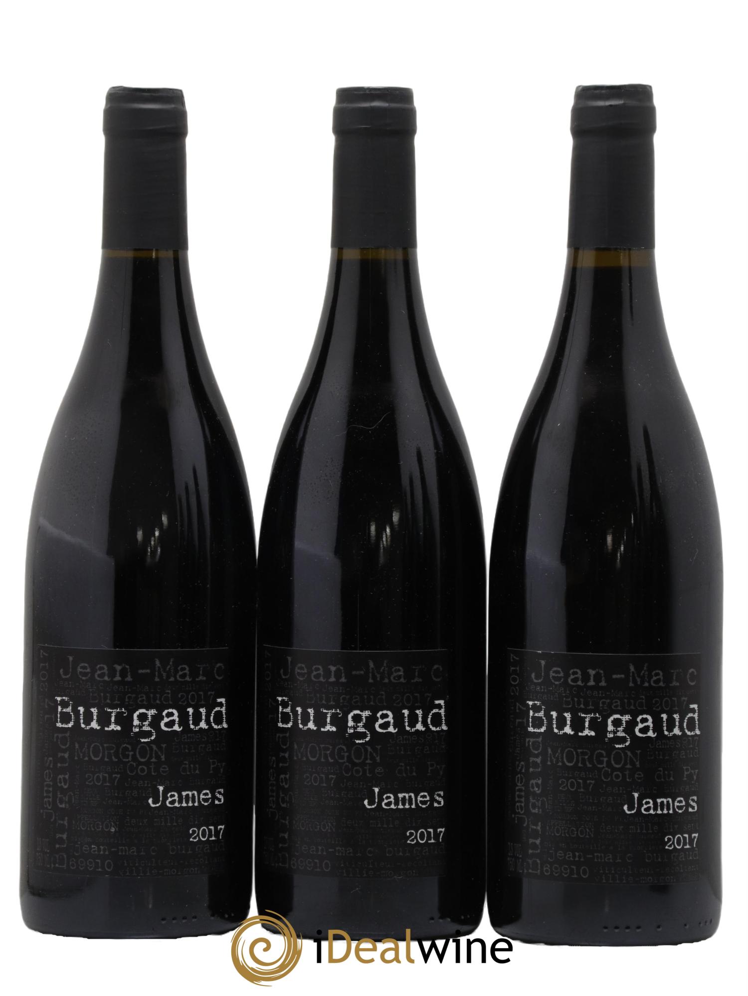 Morgon Côte du Py James Jean-Marc Burgaud (Domaine) 2017 - Lot de 3 bouteilles - 0