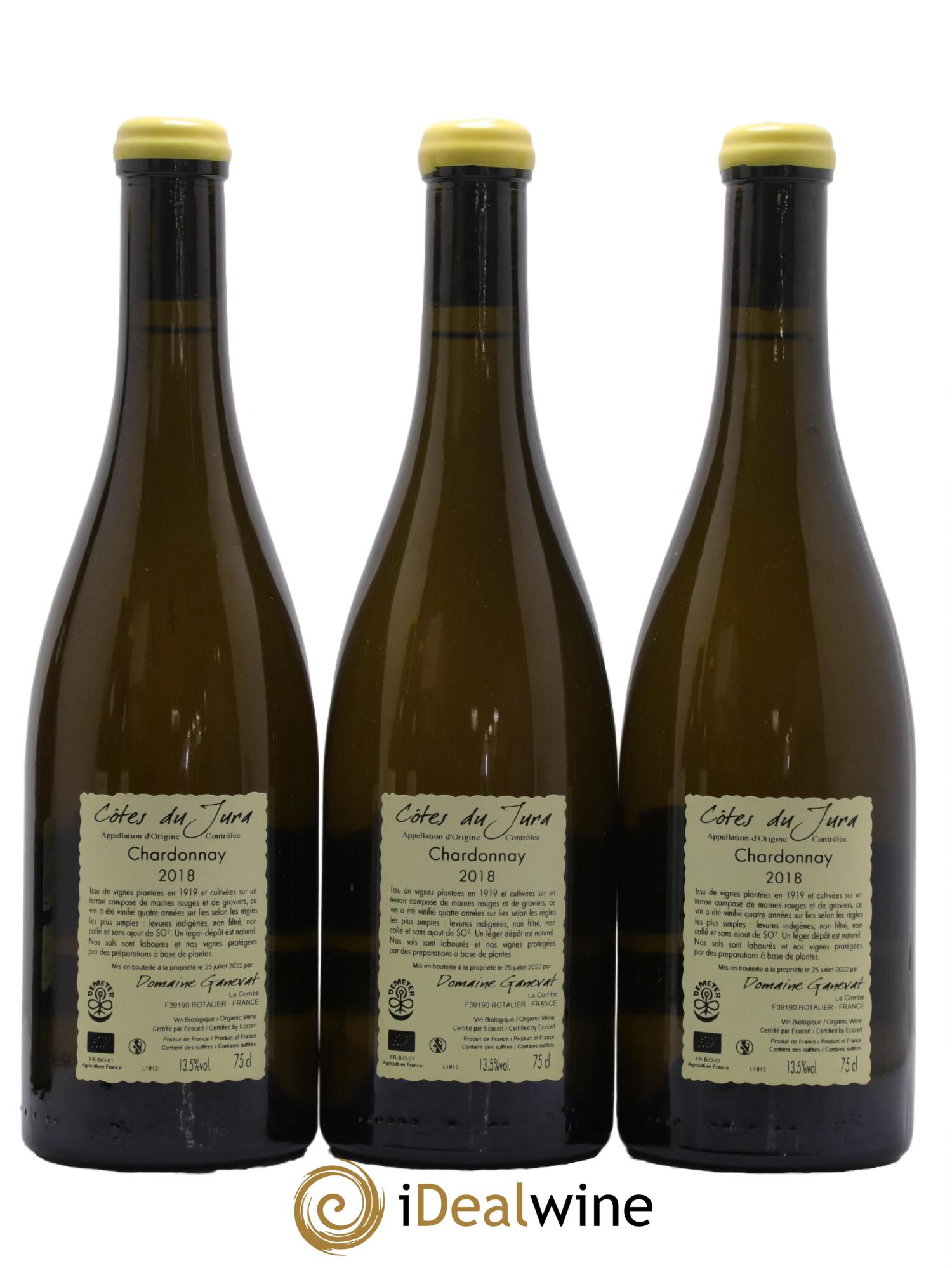 Côtes du Jura Les Grands Teppes Vieilles Vignes Jean-François Ganevat (Domaine) 2018 - Lot de 3 bouteilles - 1