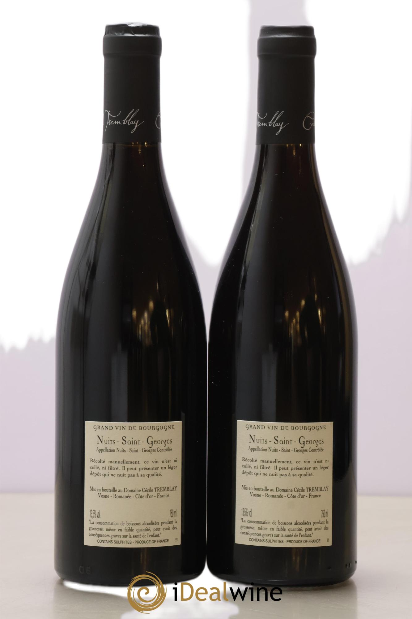 Nuits-Saint-Georges Albuca Cécile Tremblay 2019 - Lot de 2 bouteilles - 1