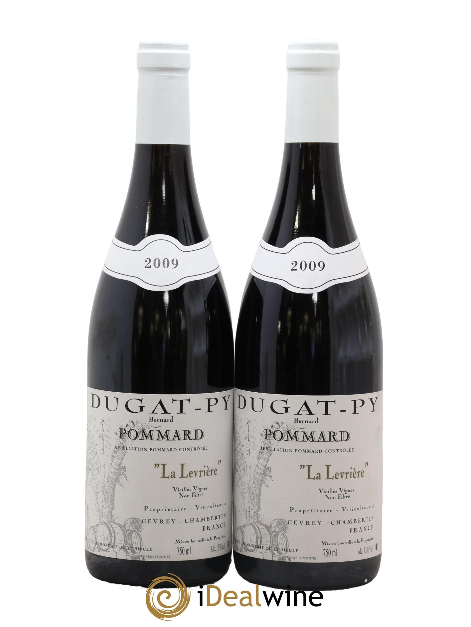 Pommard La Levrière Vieilles Vignes Dugat-Py 2009 - Posten von 2 Flaschen - 0