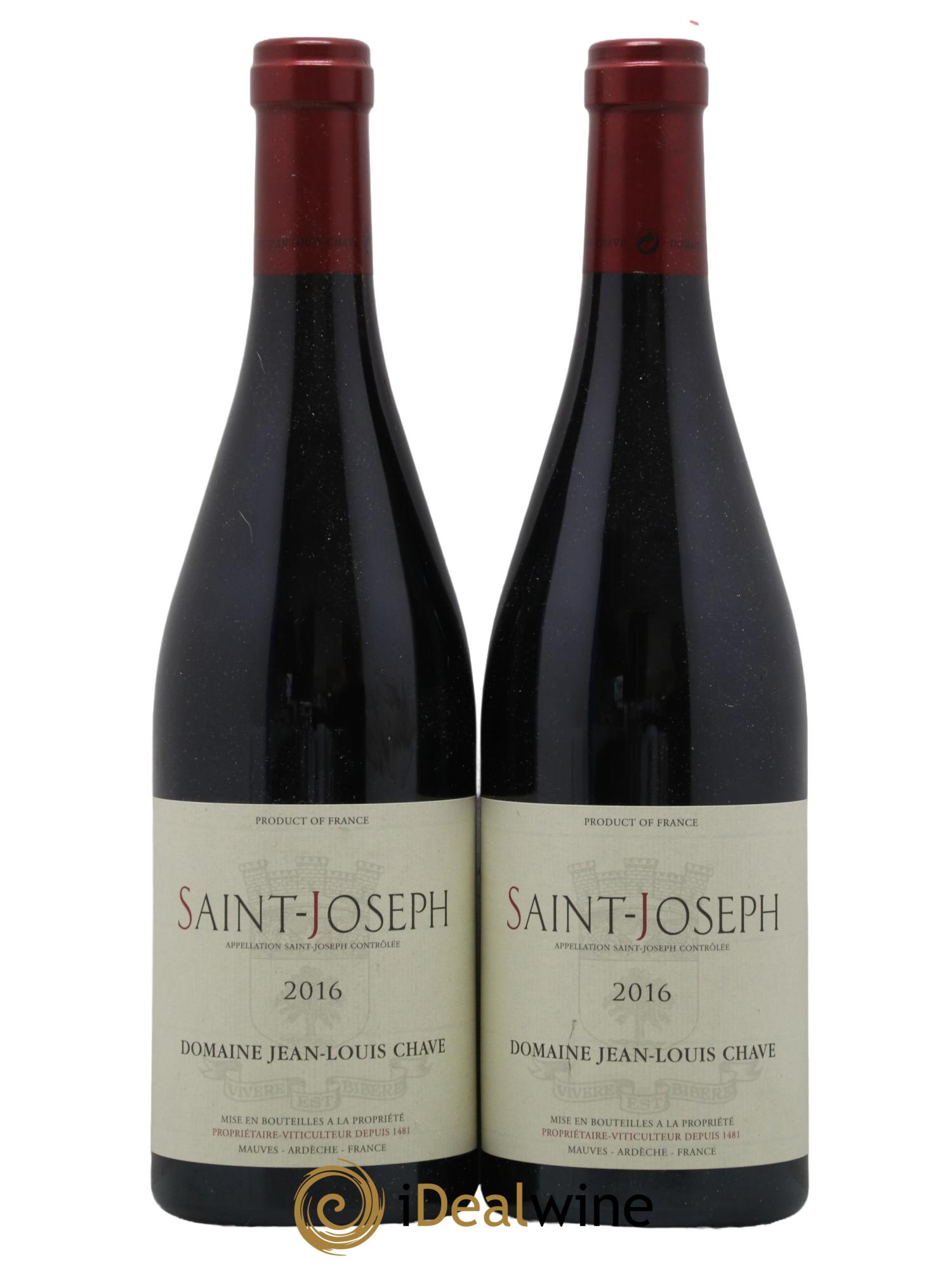 Saint-Joseph Jean-Louis Chave 2016 - Lot de 2 bouteilles - 0