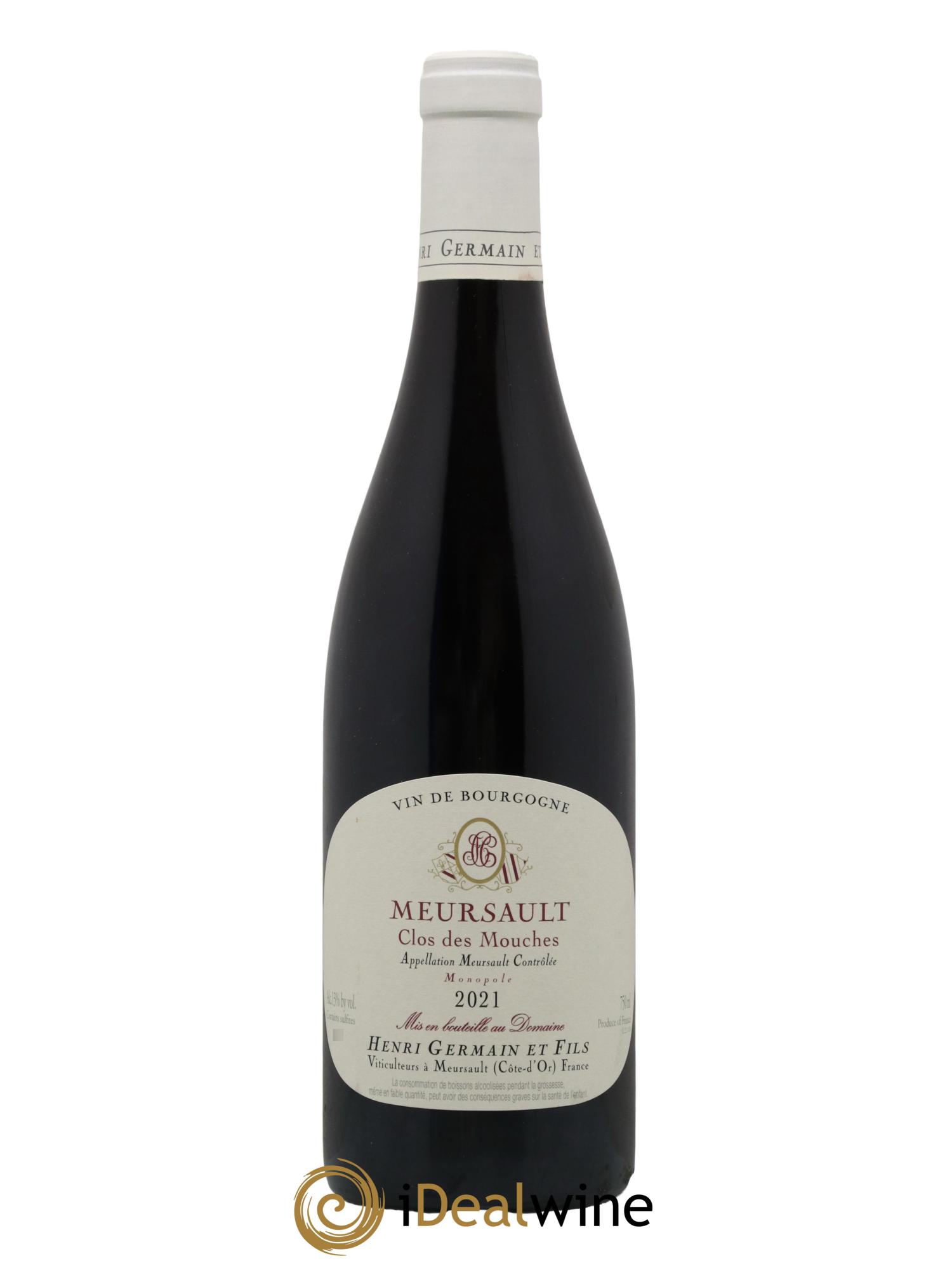 Meursault Clos des Mouches Henri Germain 2021 - Lot de 1 bouteille - 0