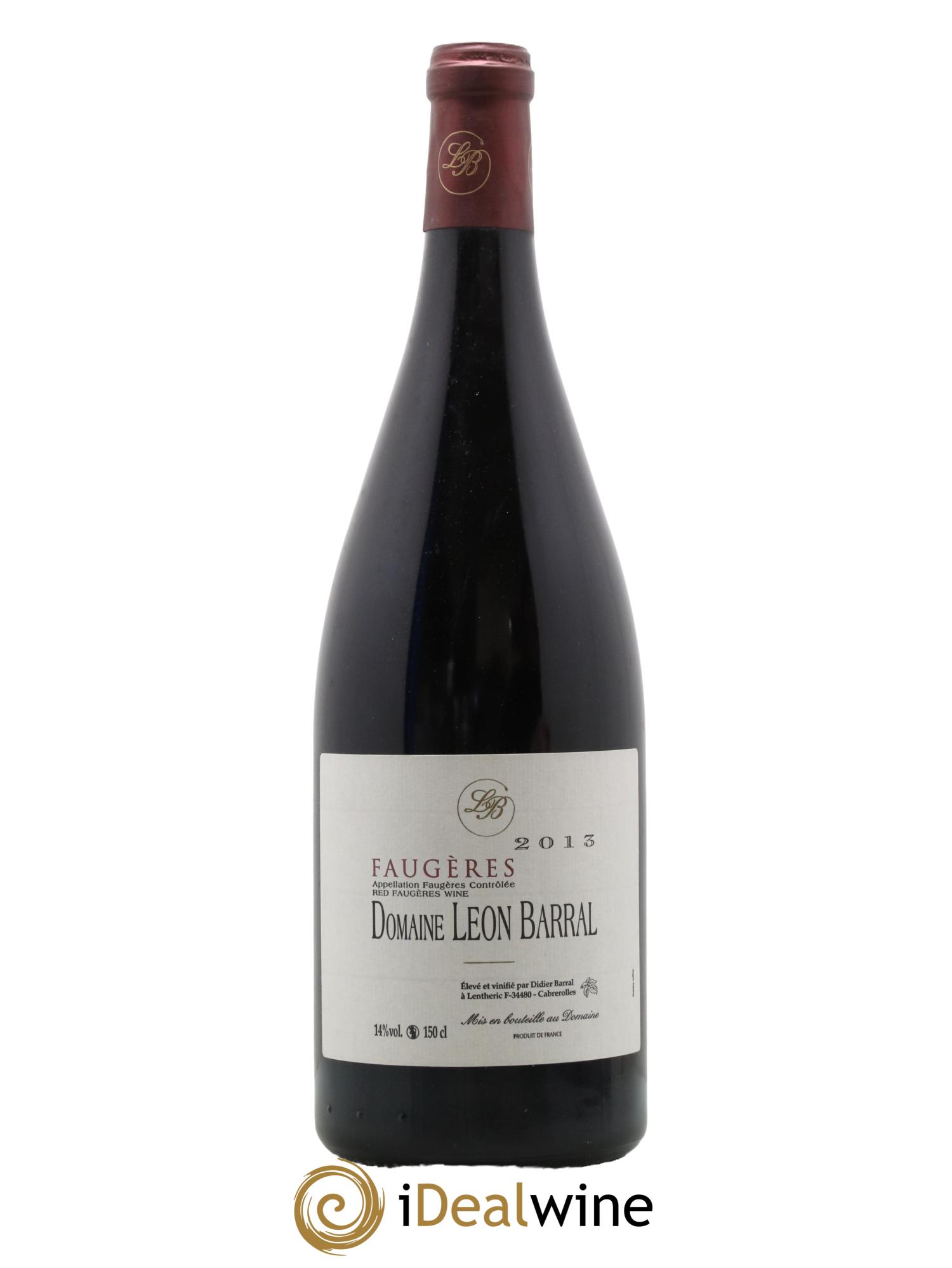 Faugères Domaine Léon Barral 2013 - Lot de 1 magnum - 0