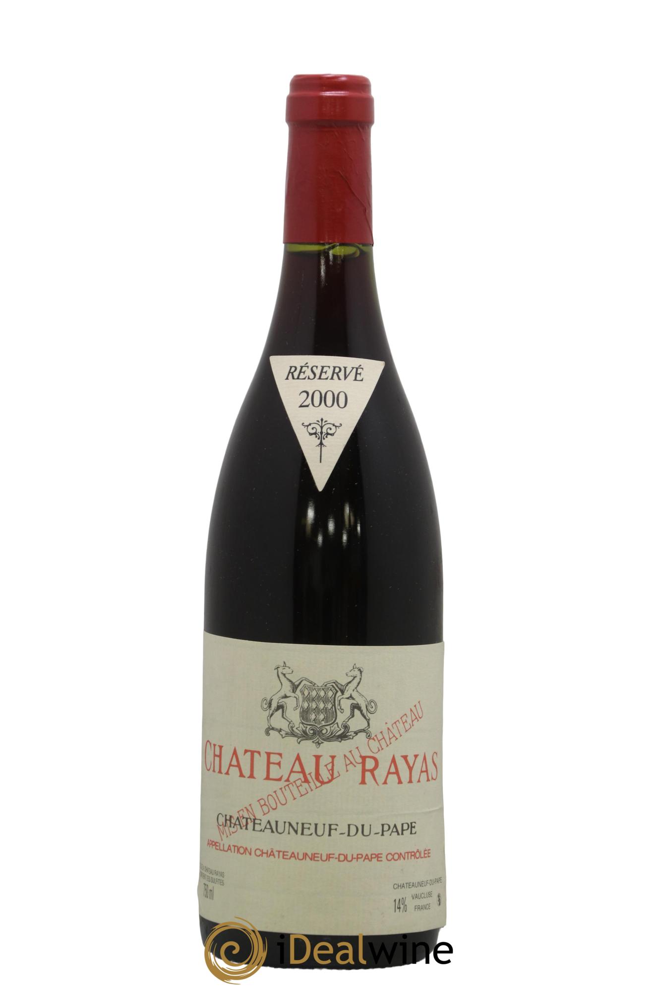 Châteauneuf-du-Pape Château Rayas Emmanuel Reynaud 2000 - Lot of 1 bottle - 0