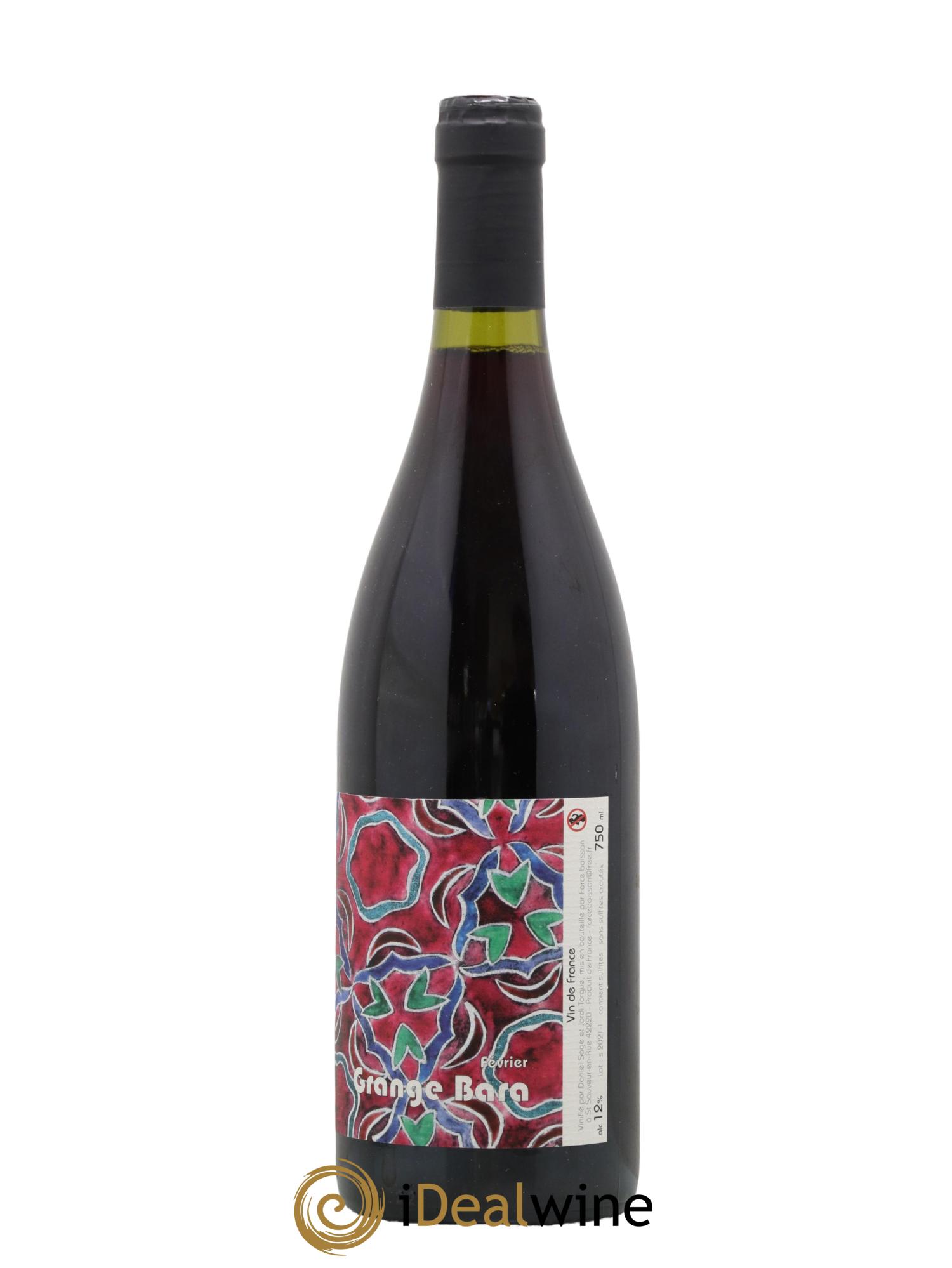 Vin de France Grange Bara Fevrier Domaine Daniel Sage 2020 - Lot de 1 bouteille - 0