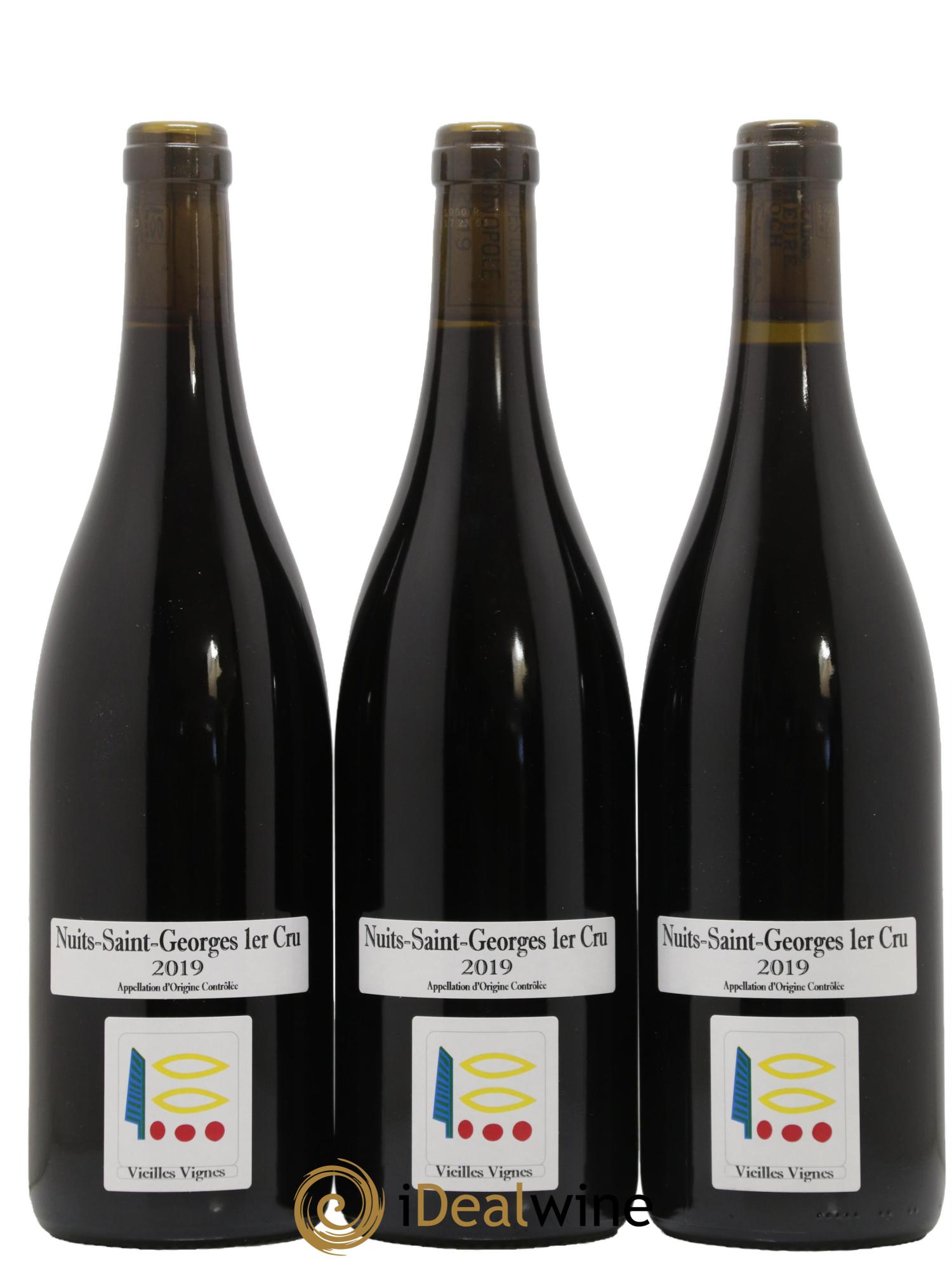 Nuits-Saint-Georges 1er Cru Vieilles Vignes Prieuré Roch 2019 - Lot de 3 bouteilles - 0