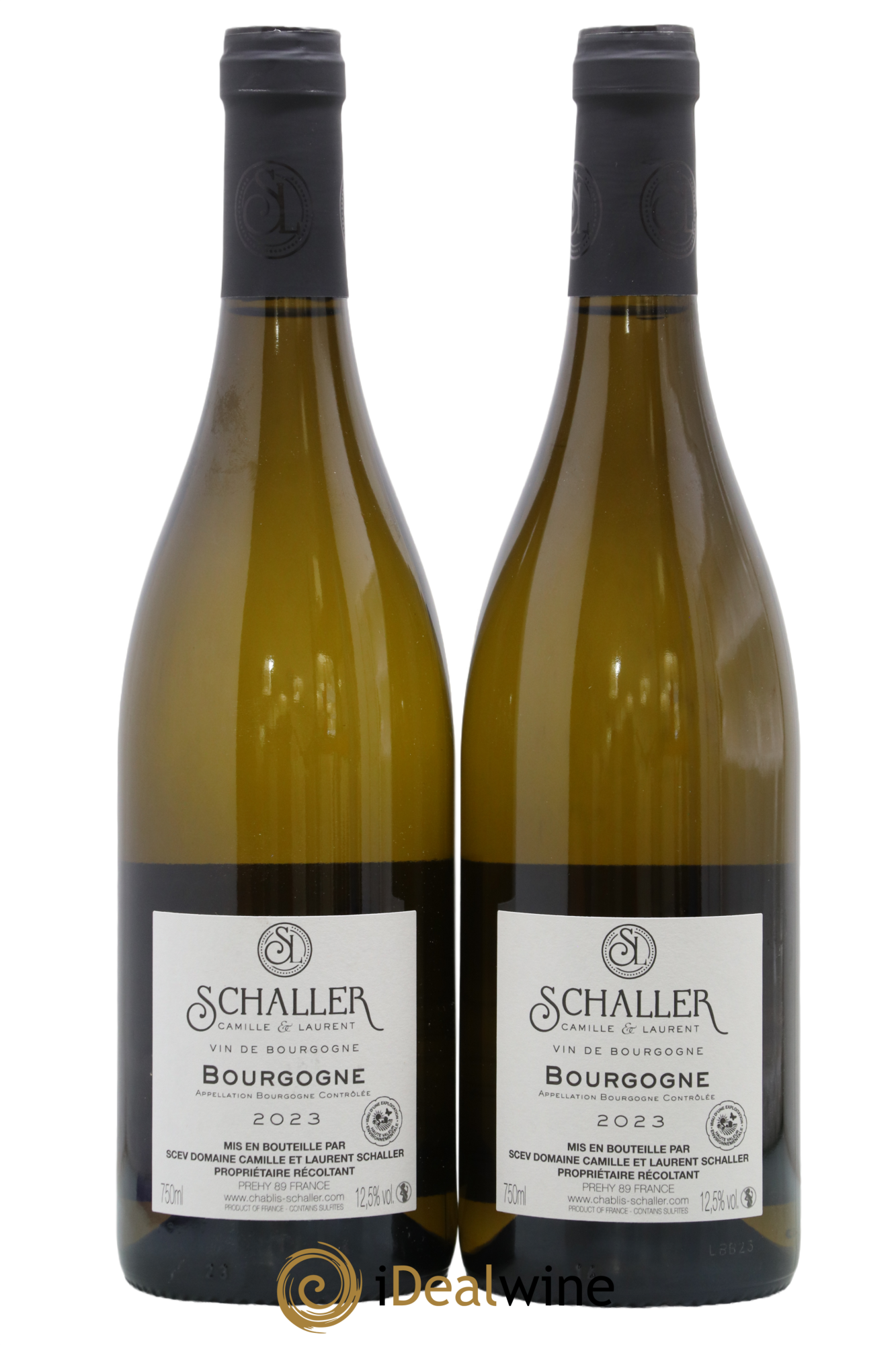 Bourgogne Chardonnay Camille Et Laurent Schaller 2023 - Lot de 2 bouteilles - 1