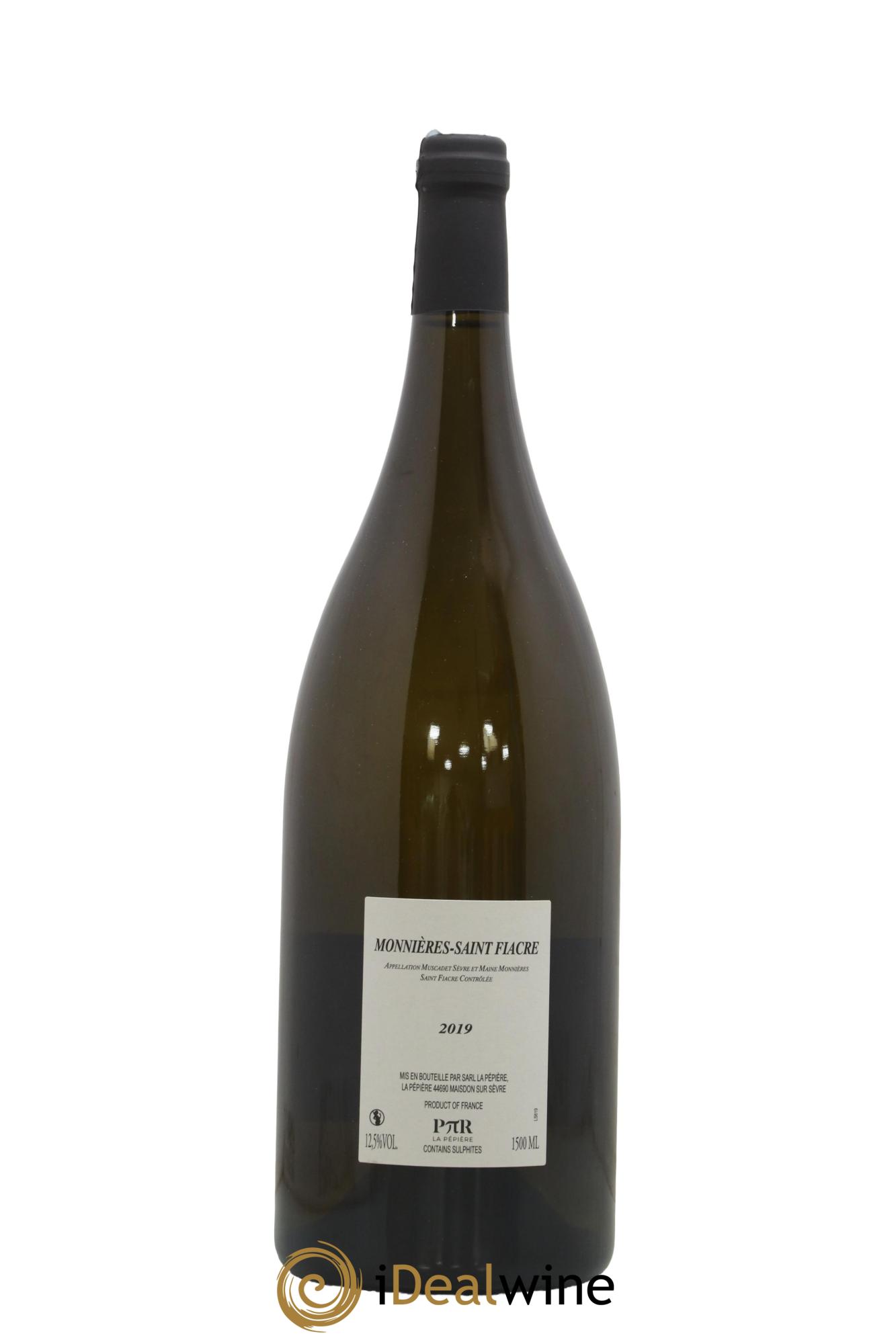 Muscadet-Sèvre-et-Maine Monnières-Saint Fiacre Domaine de la Pépière 2019 - Lot de 1 magnum - 1