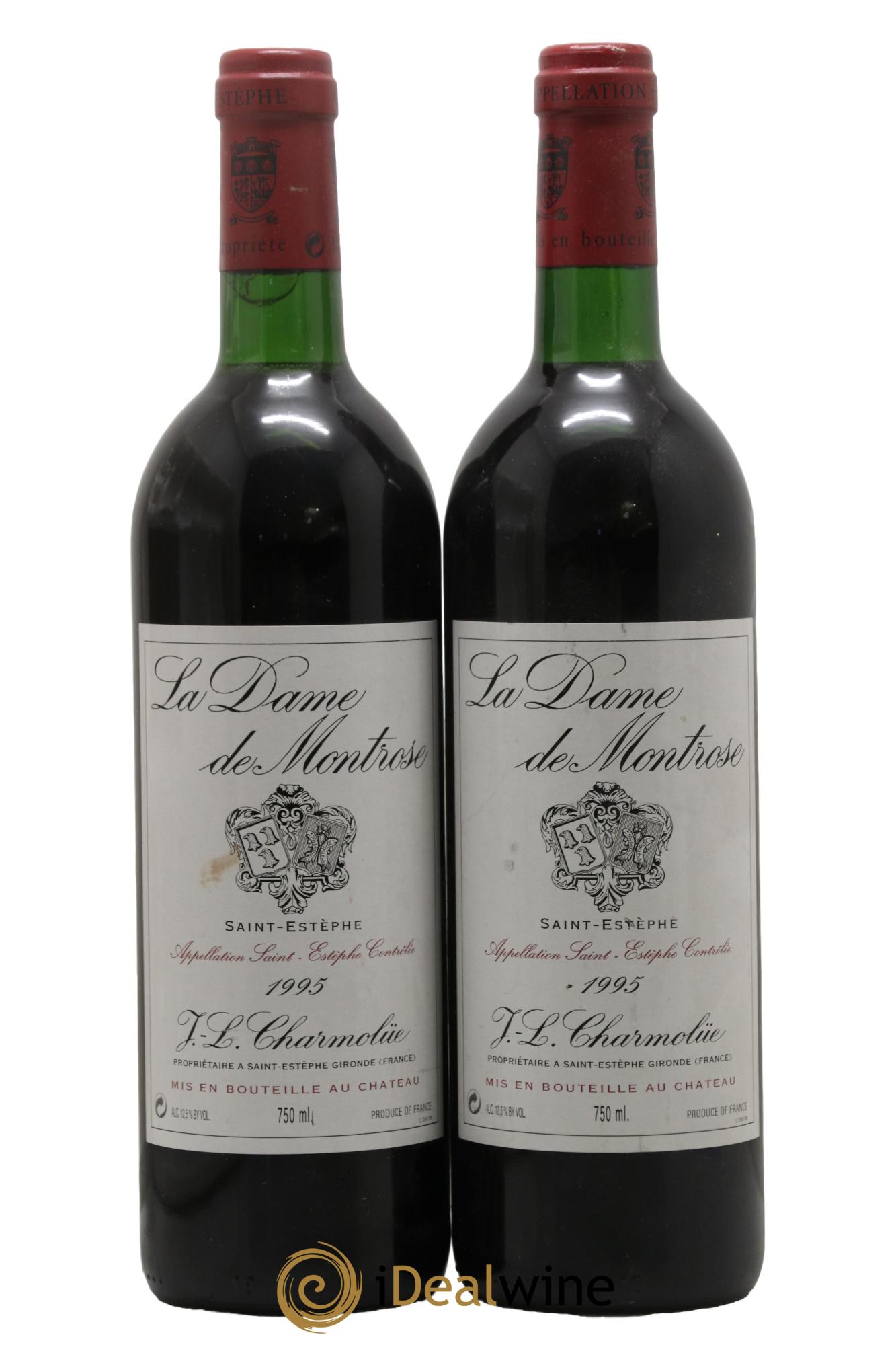 La Dame de Montrose Second Vin 1995 - Lot de 2 bouteilles - 0