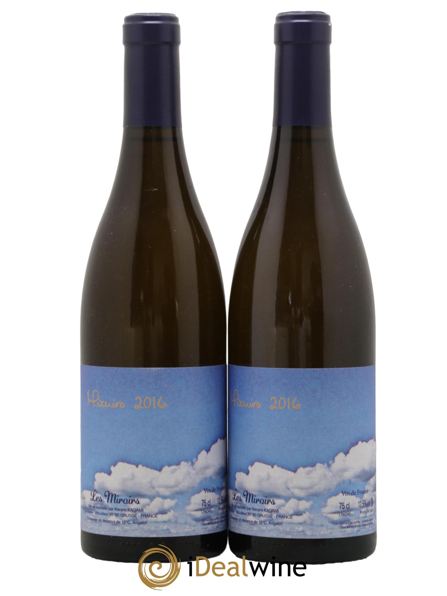 Vin de France Mizuiro Les Saugettes Kenjiro Kagami - Domaine des Miroirs 2016 - Lot de 2 bouteilles - 0