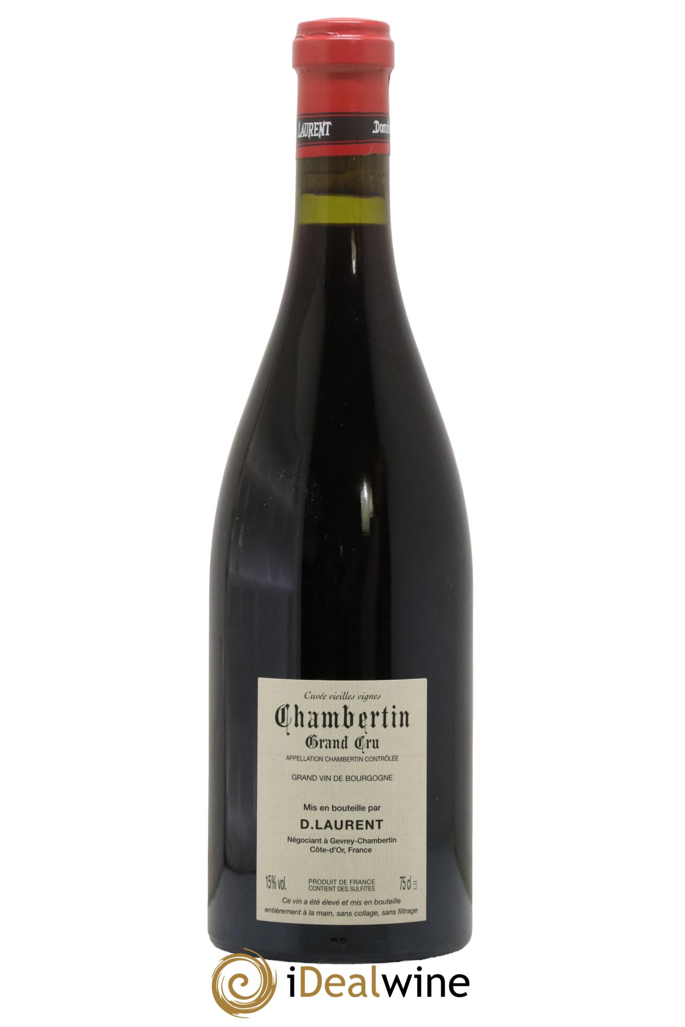 Chambertin Grand Cru Grande cuvée Vieilles Vignes Dominique Laurent 2019 - Lotto di 1 bottiglia - 1