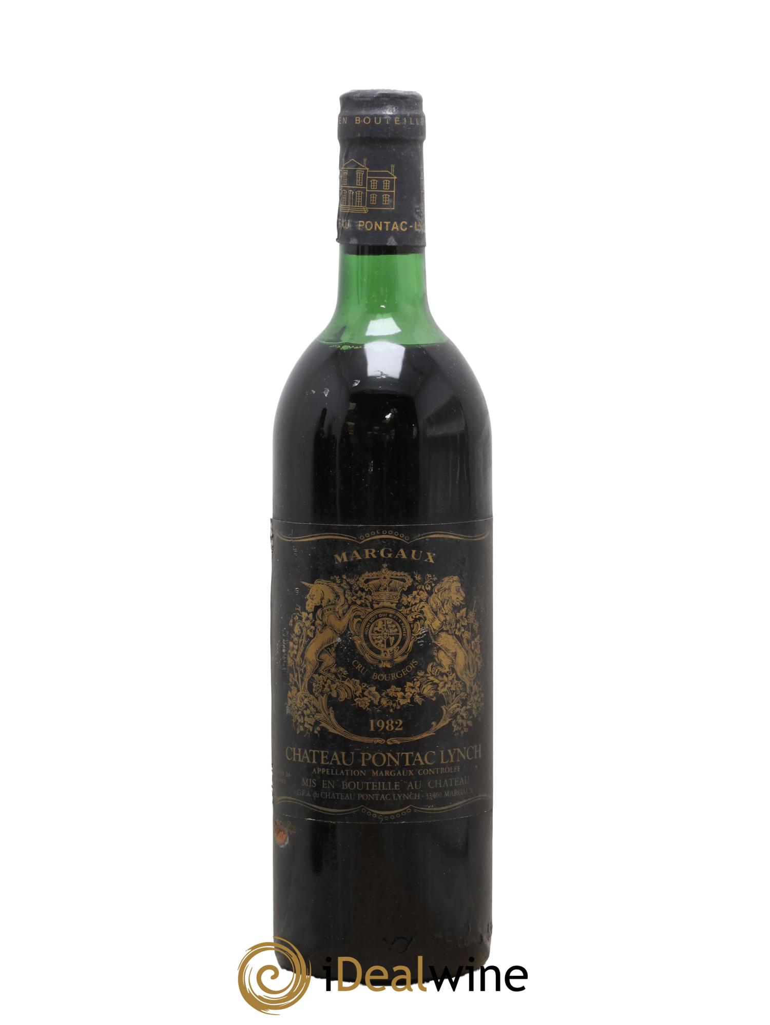 Château Pontac Lynch Cru Bourgeois 1982 - Lotto di 1 bottiglia - 0