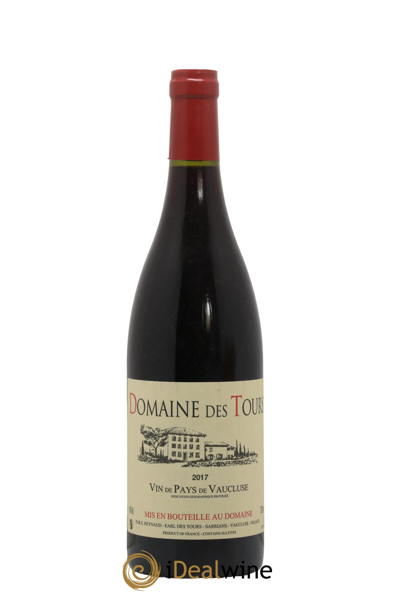 Vaucluse (Vin de Pays de Vaucluse) Domaine des Tours Emmanuel Reynaud 2017 - Lot de 1 bouteille - 0