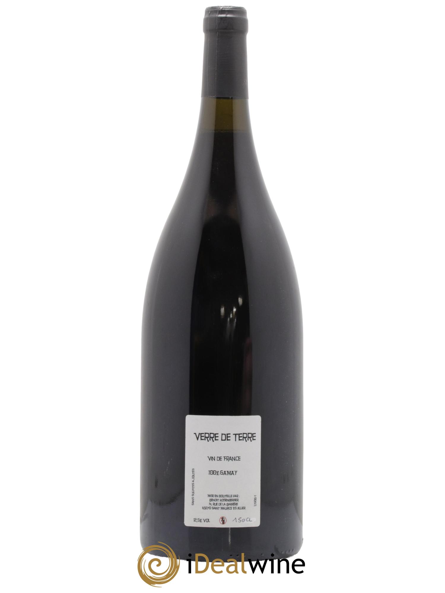 Vin de France Verre de Terre Loup des Vignes Benoit Rosenberger 2015 - Lot de 1 magnum - 1