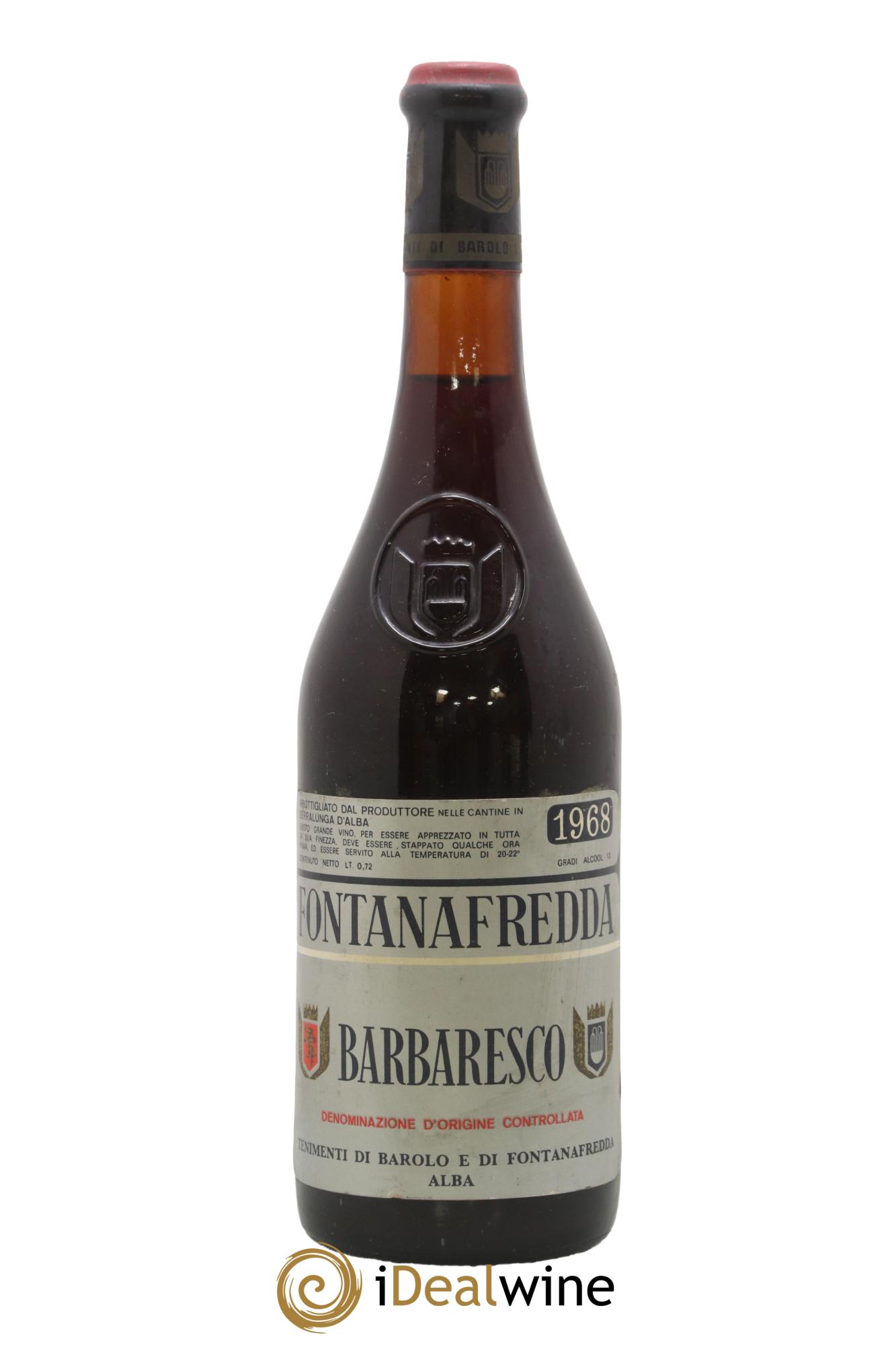 Barbaresco DOCG Fontanafredda 1968 - Lot de 1 bouteille - 0