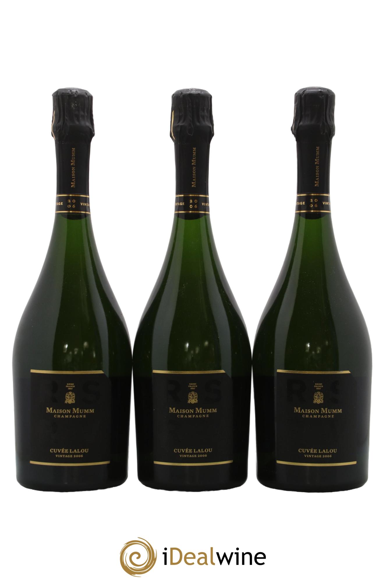 RSRV cuvée Lalou Mumm 2006 - Posten von 3 Flaschen - 0