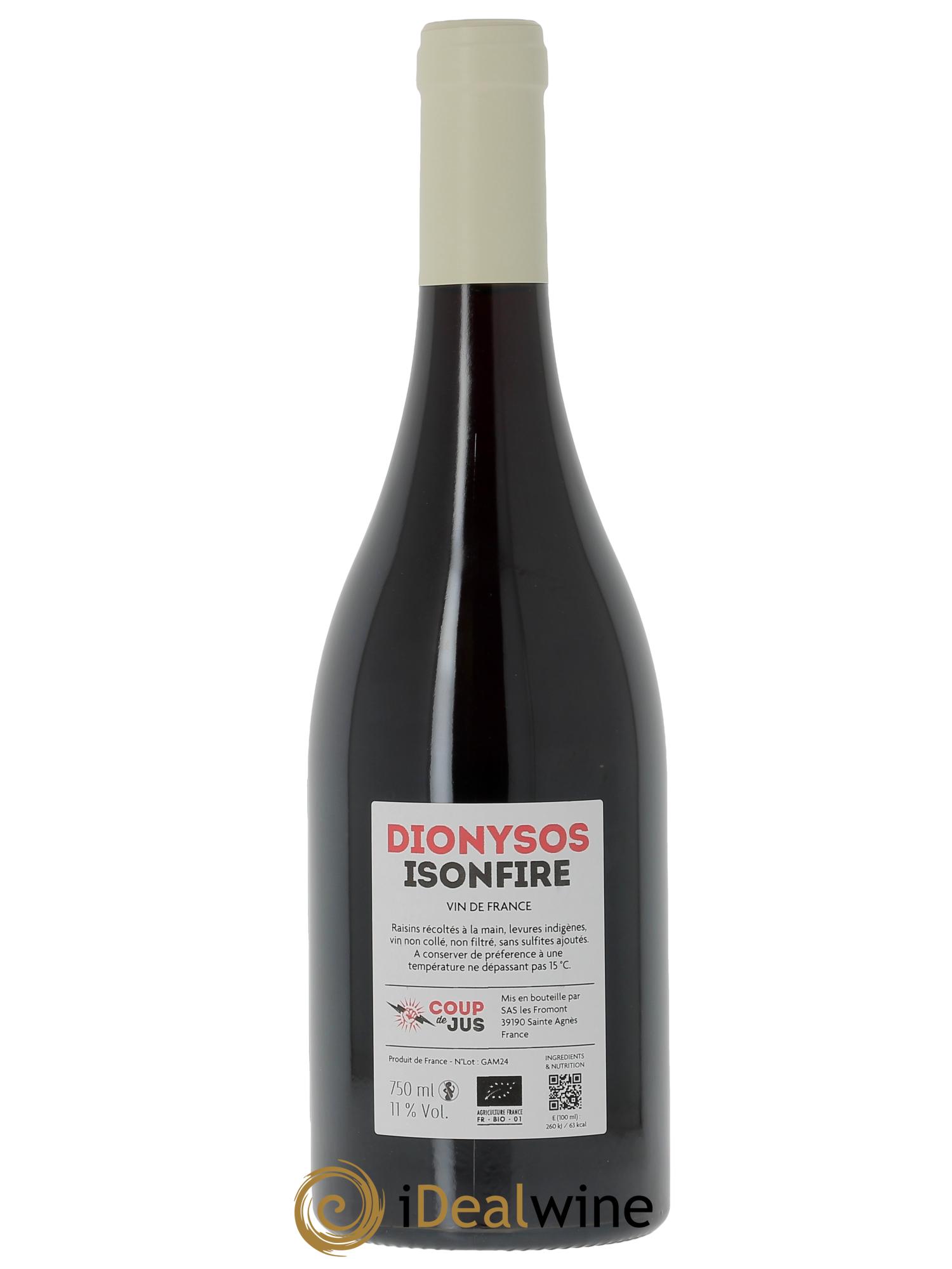 Vin de France Coup de Jus Dyonisos Marnes Blanches (Domaine des) 2024 - Lot of 1 bottle - 3