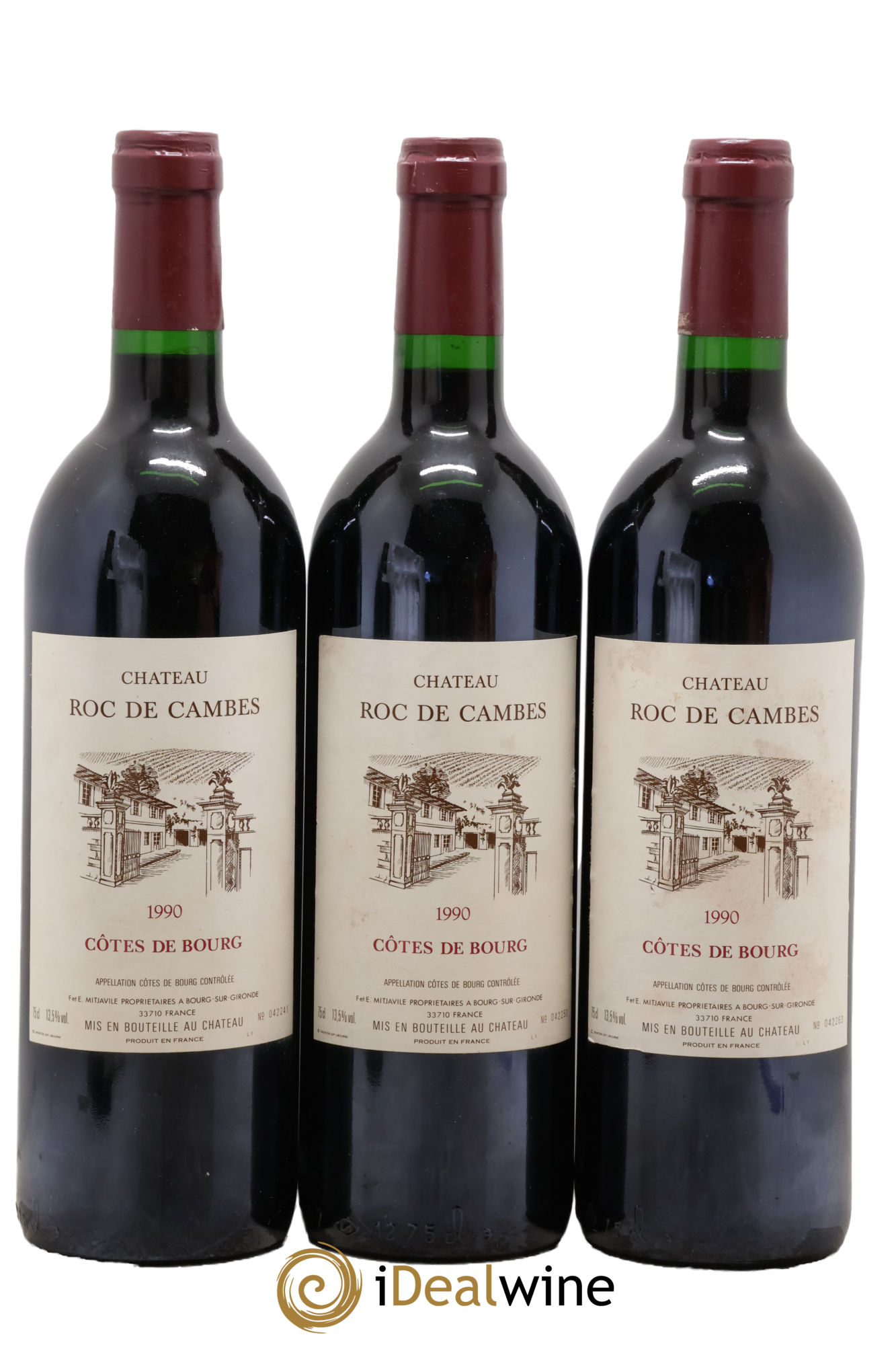 Roc de Cambes 1990 - Posten von 3 Flaschen - 0