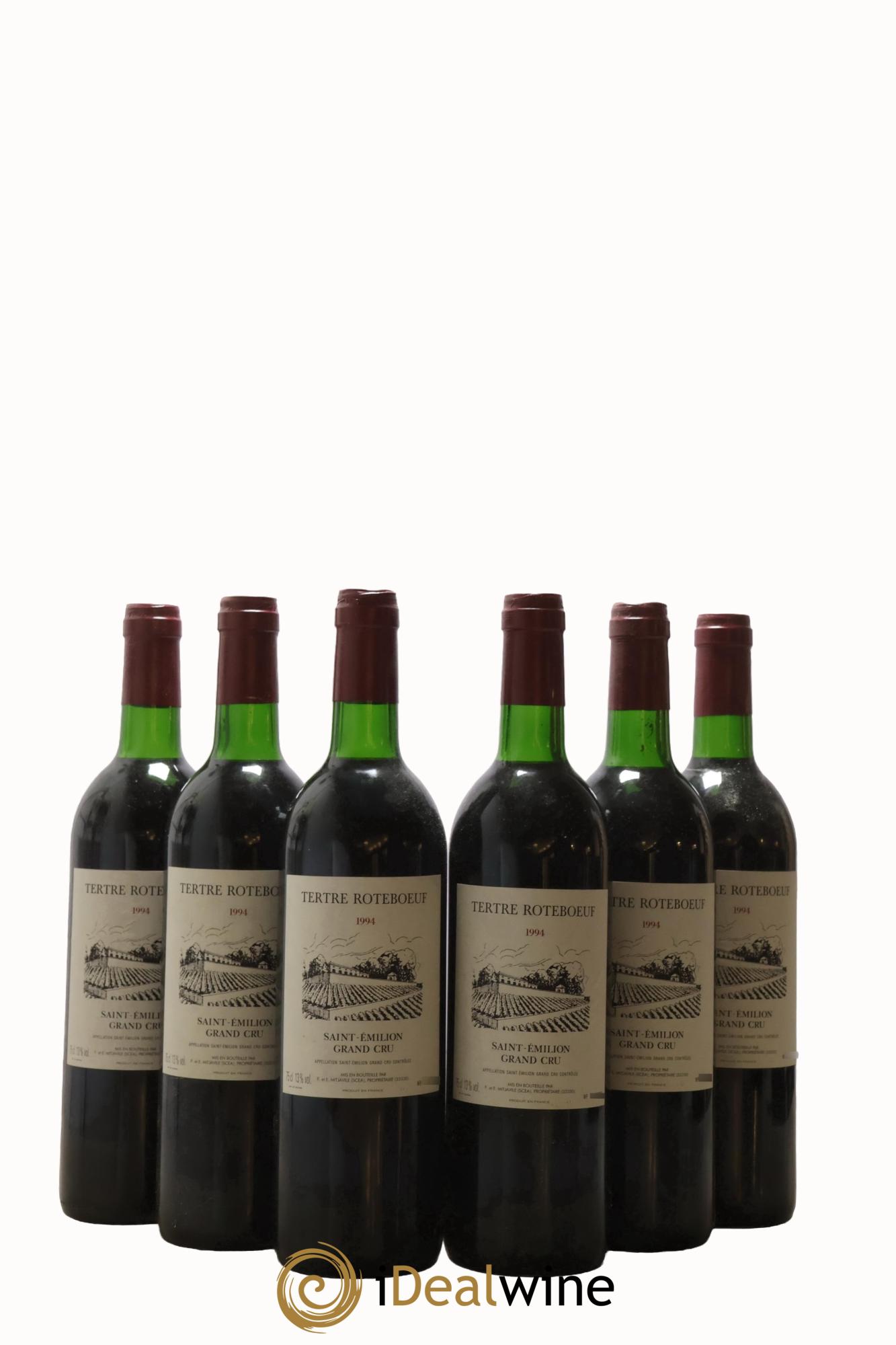 Château Tertre Roteboeuf 1994 - Posten von 6 Flaschen - 0