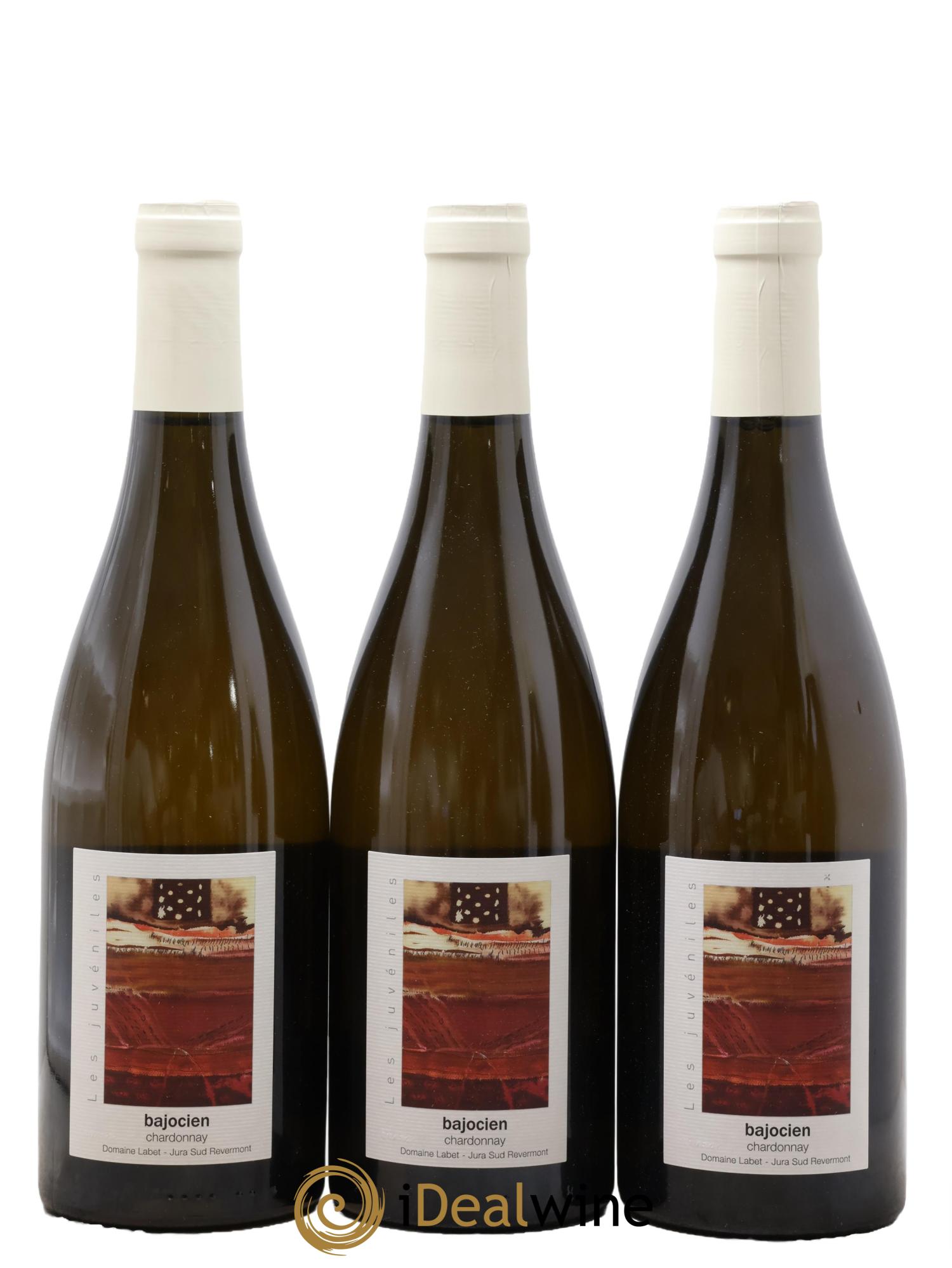 Côtes du Jura Chardonnay Bajocien Romain - Julien - Charline Labet 2022 - Posten von 3 Flaschen - 0