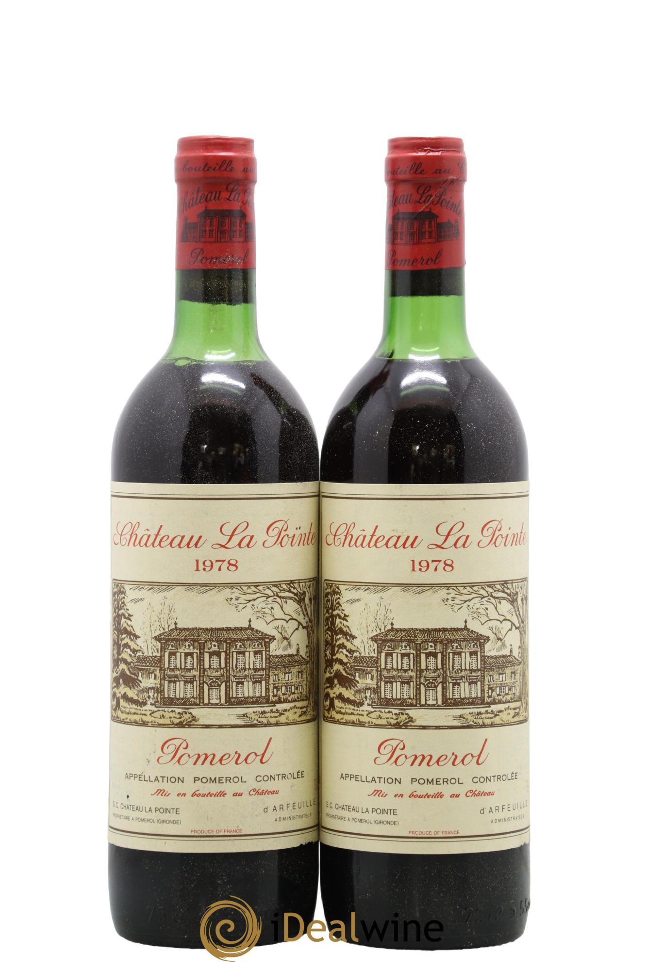 Château la Pointe 1978 - Lot de 2 bouteilles - 0