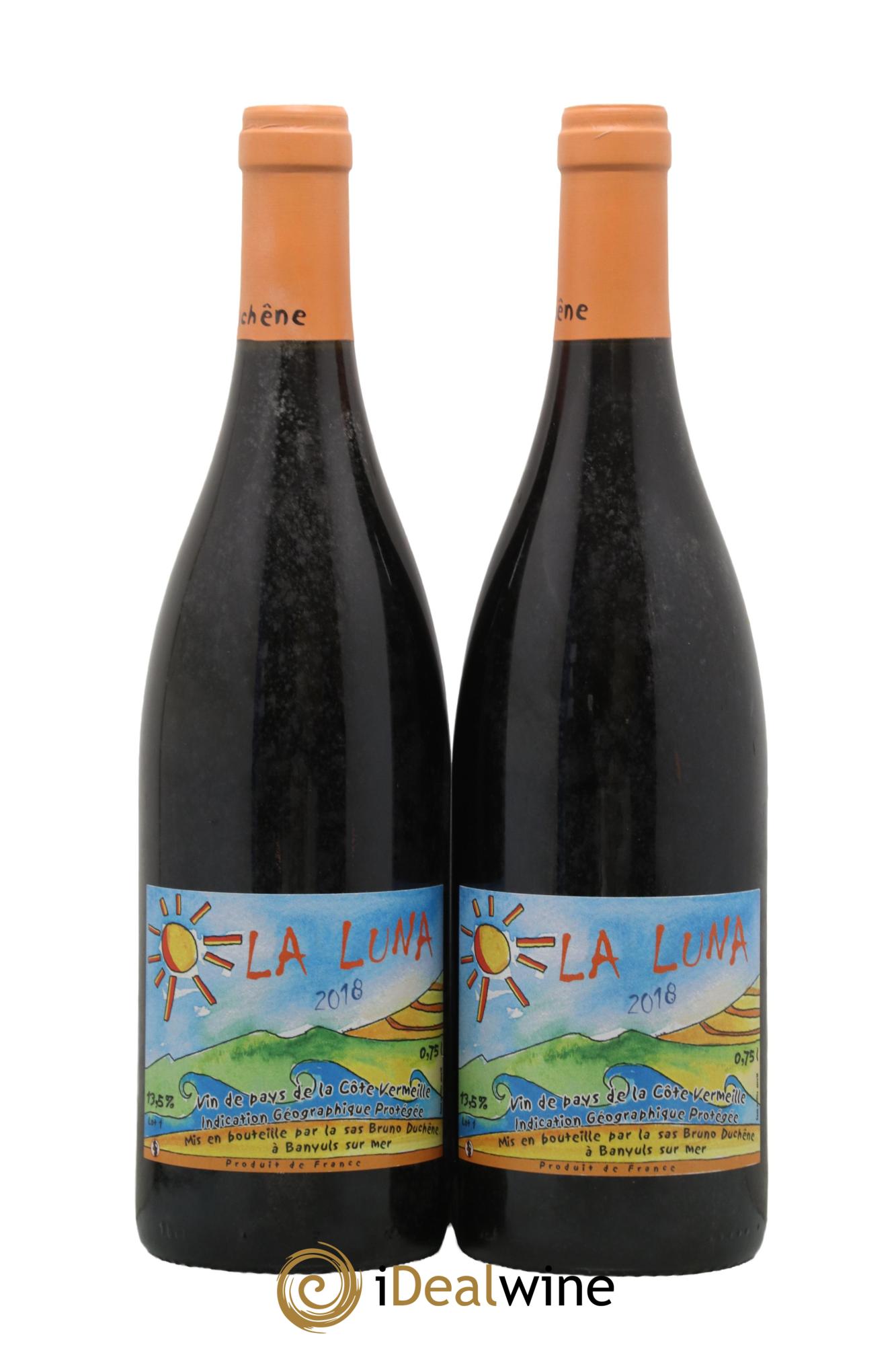 Divers Vin de Pays de la Côte Vermeille La Luna Domaine Bruno Duchêne 2018 - Lot de 2 bouteilles - 0