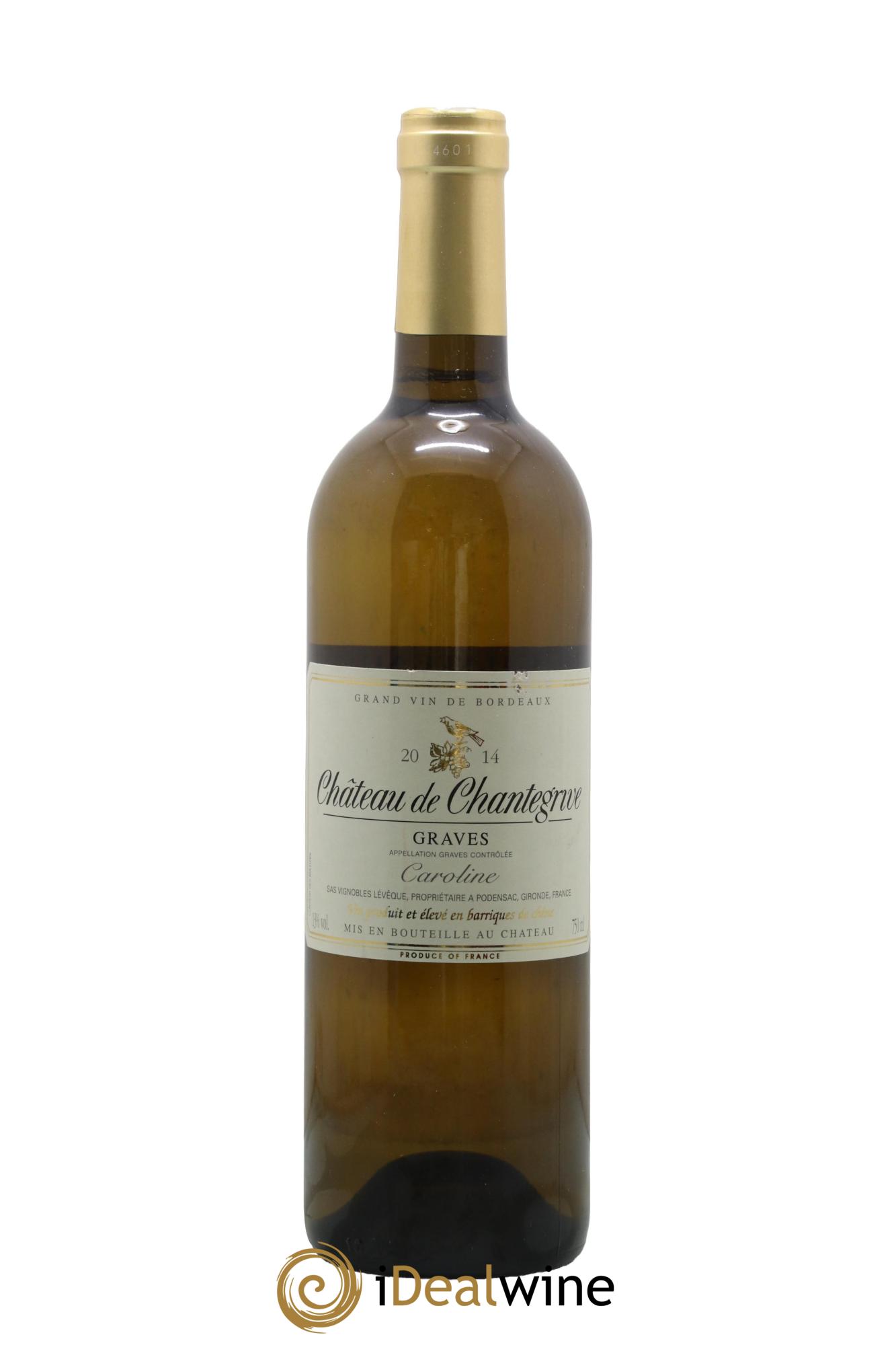 Château de Chantegrive Cuvée Caroline 2014 - Lot de 1 bouteille - 0