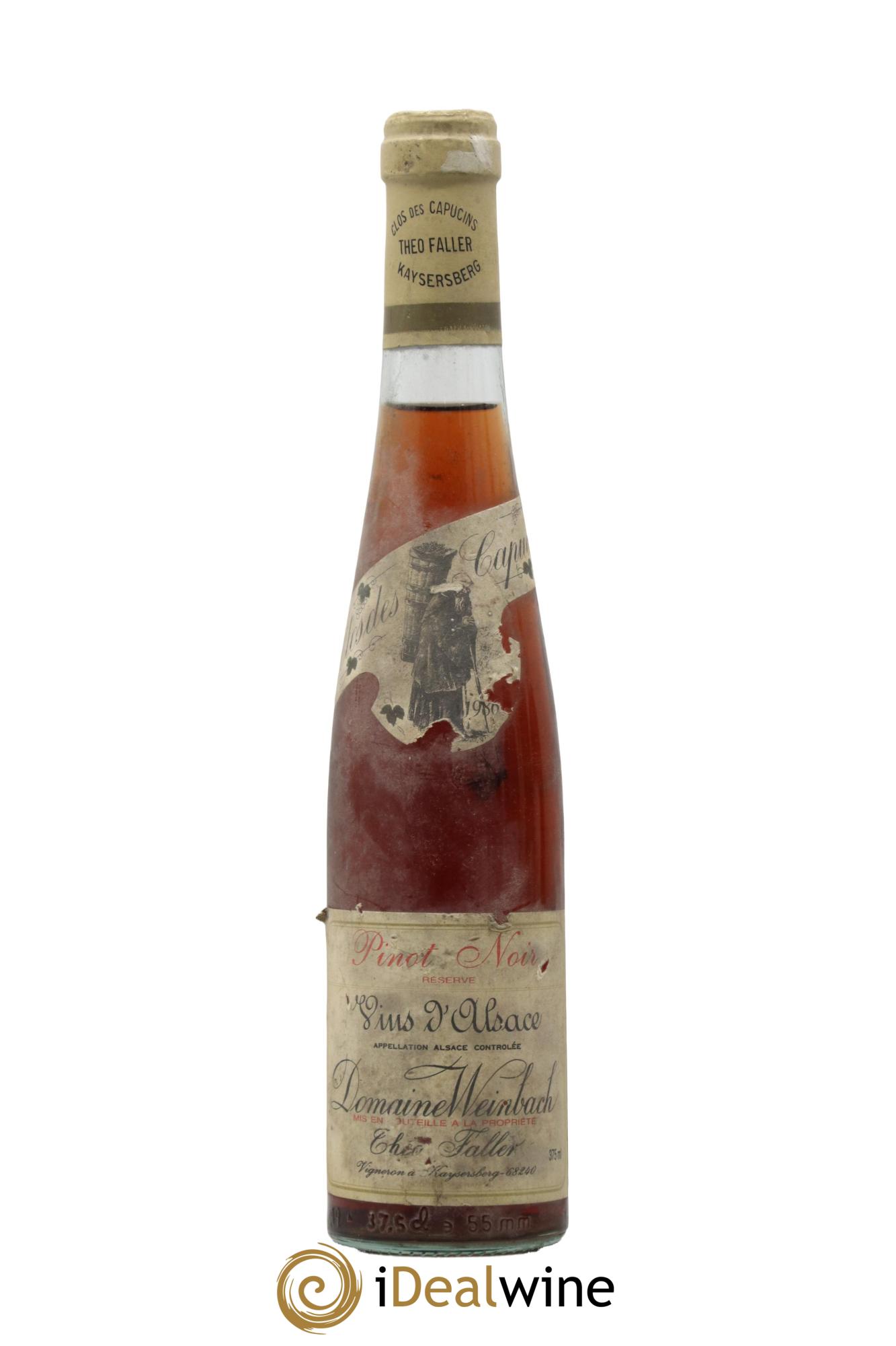 Alsace Pinot Noir Clos des Capucins Weinbach (Domaine) 1986 - Lot de 1 demi bouteille - 0