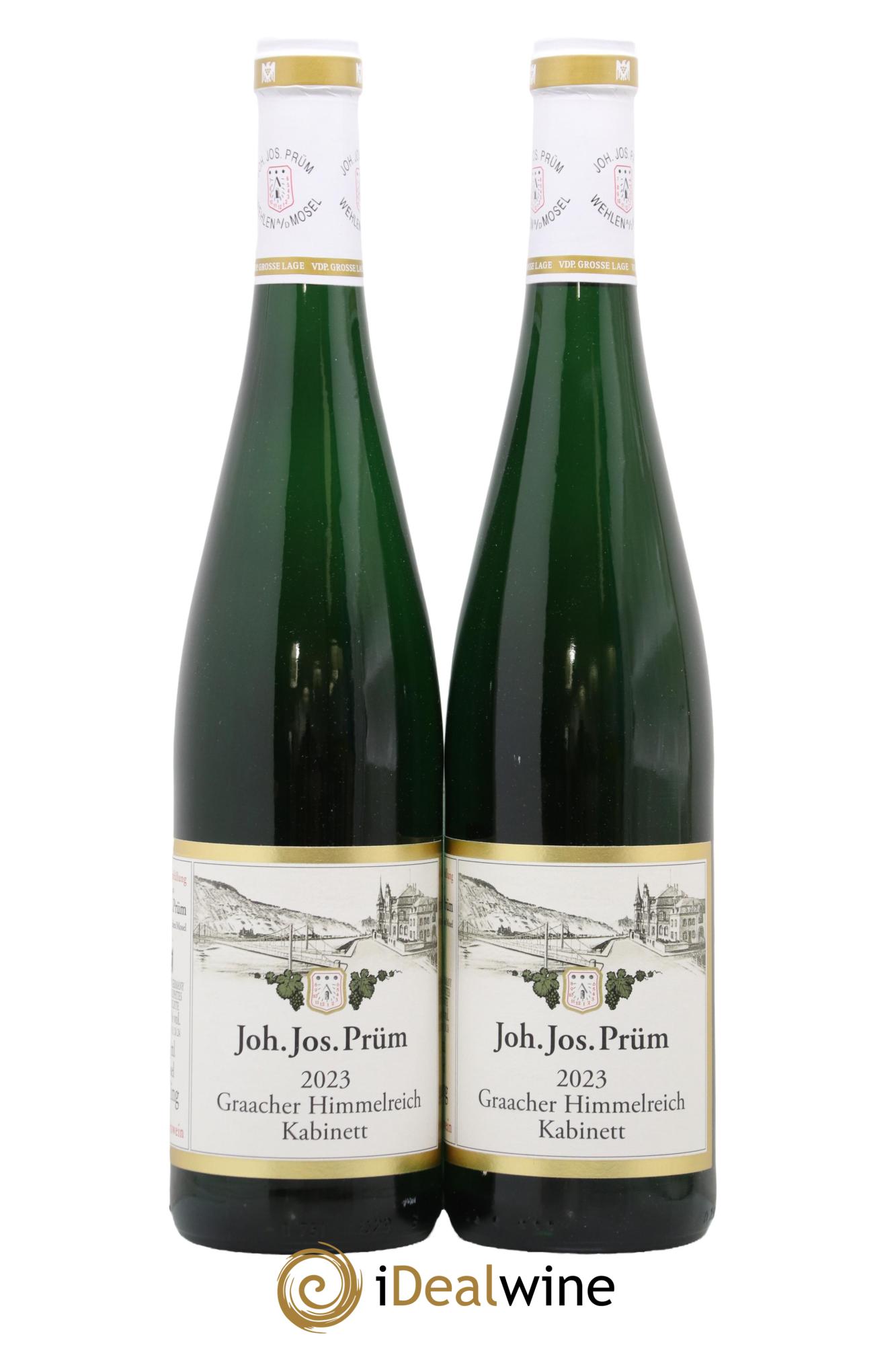 Riesling Joh. Jos. Prum Graacher Himmelreich Kabinett 2023 - Lot de 2 bouteilles - 0