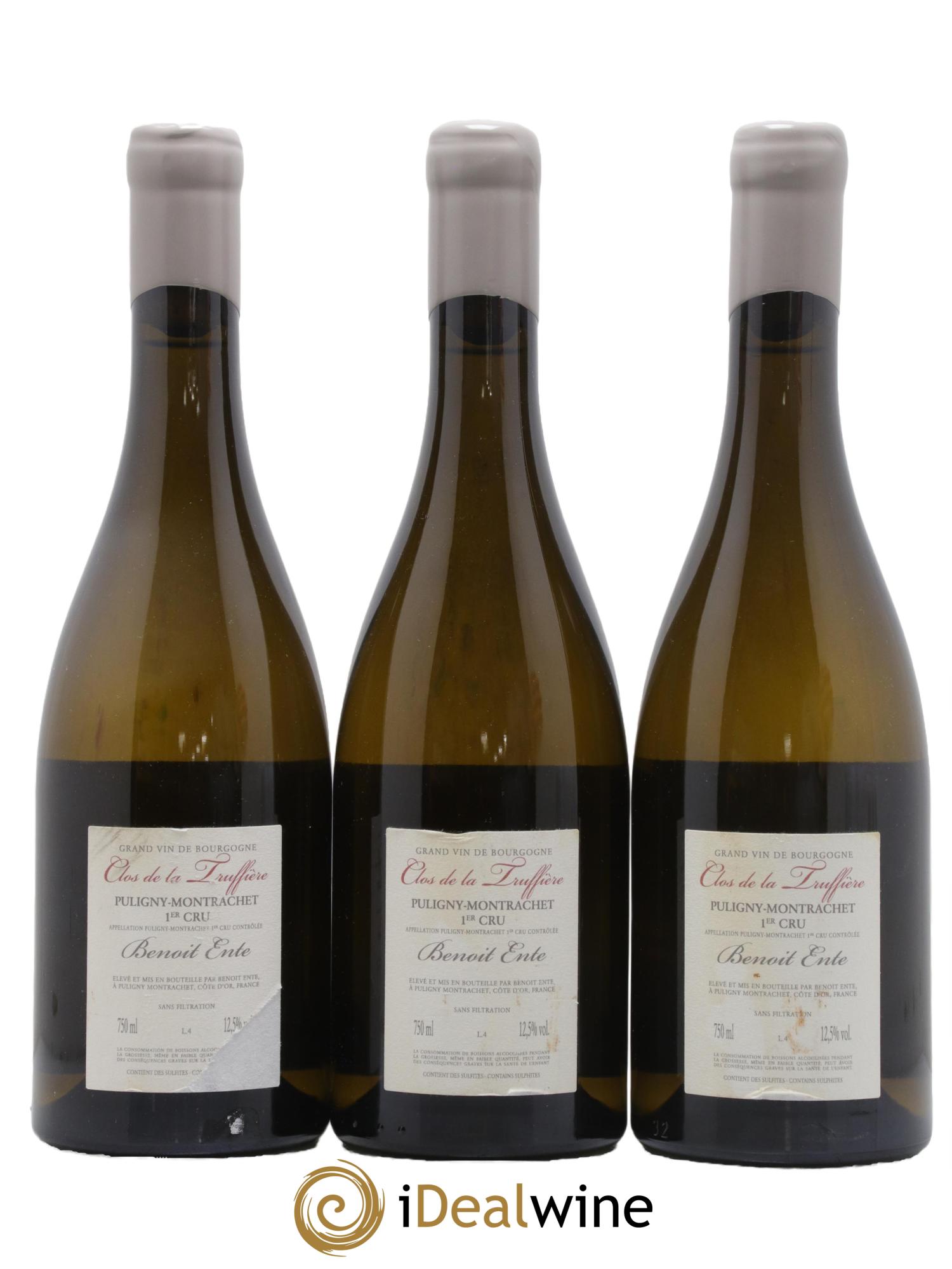 Puligny-Montrachet 1er Cru Clos de la Truffière Benoit Ente 2016 - Lotto di 3 bottiglie - 1
