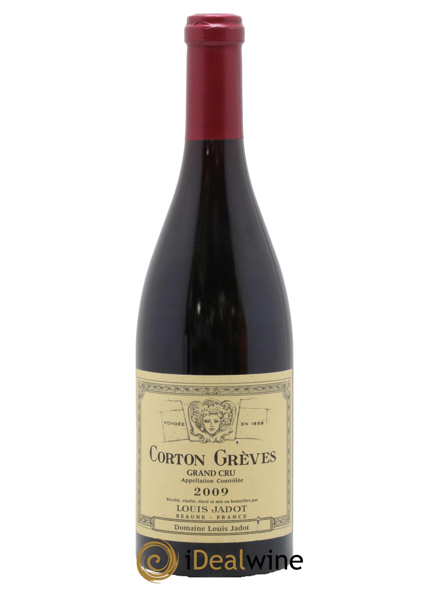 Corton Grand Cru Grèves Louis Jadot (Domaine) 2009 - Lot de 1 bouteille - 0