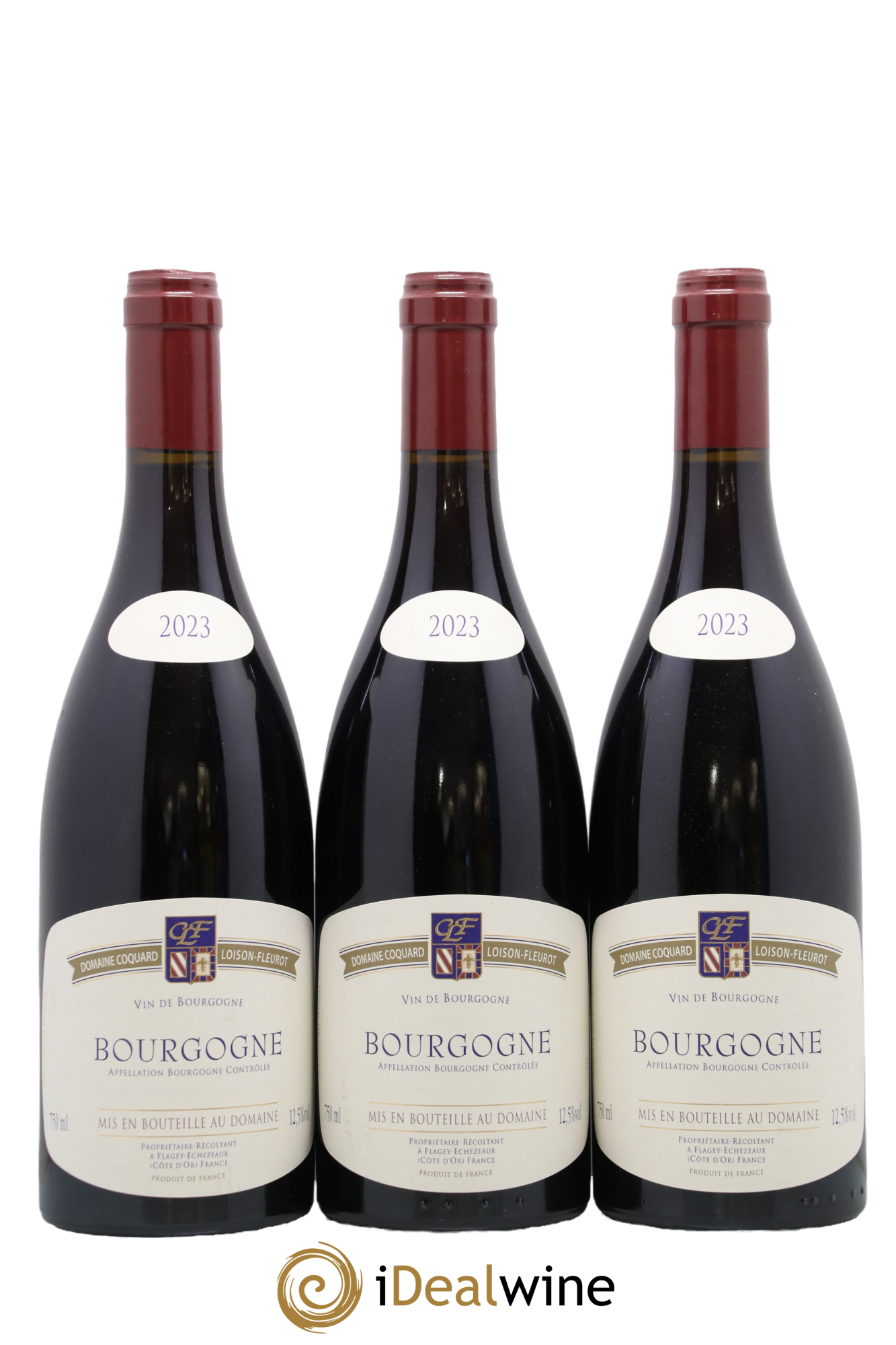 Bourgogne Coquard Loison Fleurot 2023 - Lot of 3 bottles - 0