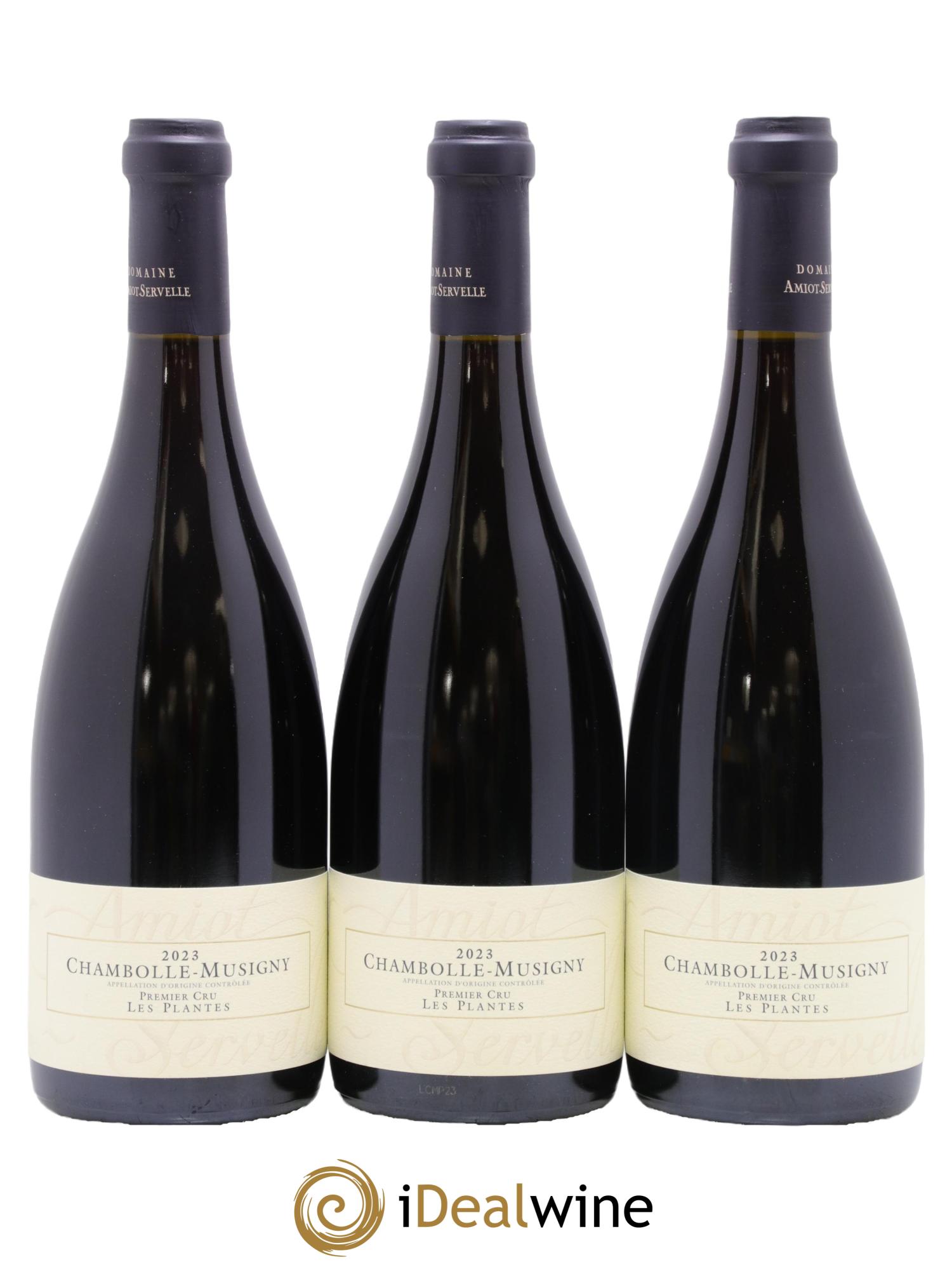 Chambolle-Musigny 1er Cru Les Plantes Amiot-Servelle 2023 - Lot of 3 bottles - 0
